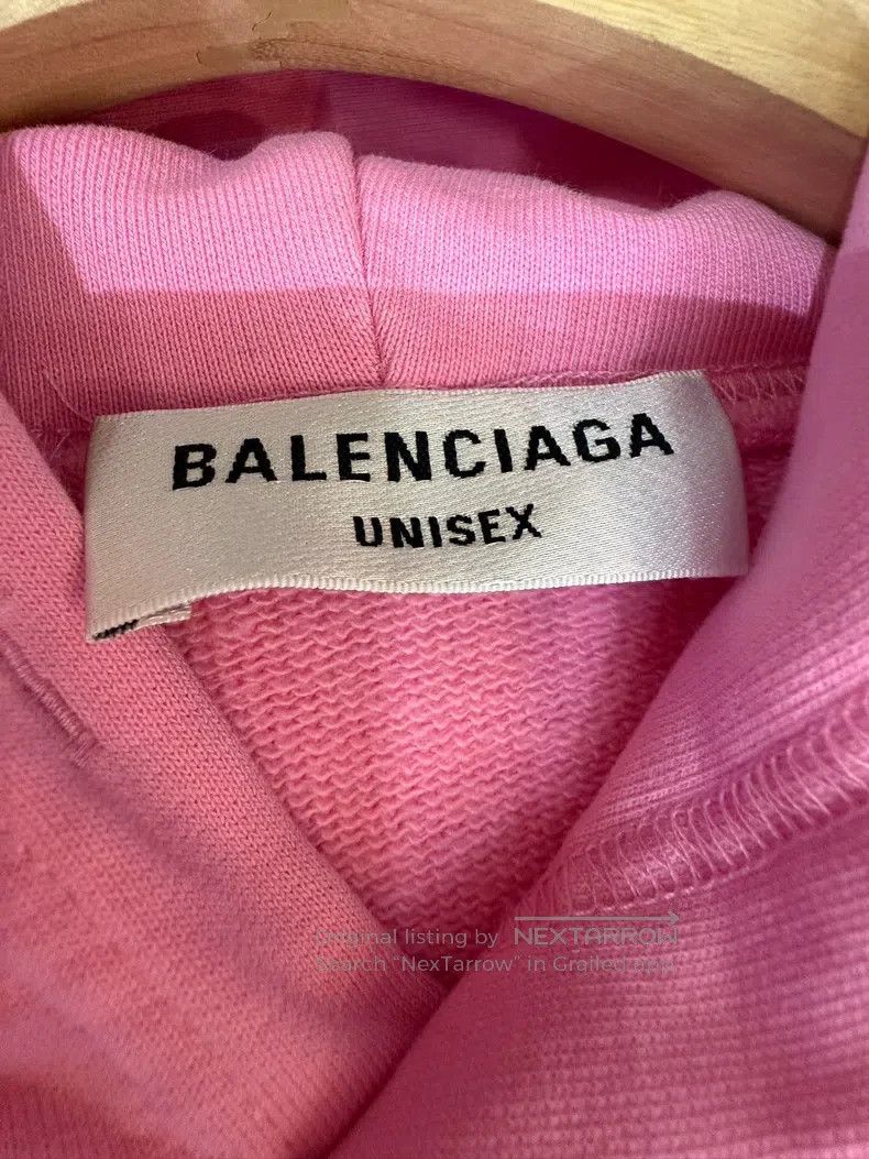 Balenciaga Balenciaga Pink hooded sweatshirt Size US S / EU 44-46 / 1 - 4 Thumbnail