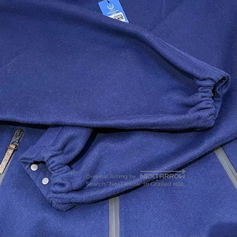 Louis Vuitton Louis Vuitton Blue inside full print wool cloak jacket Size XS / US 0-2 / IT 36-38 - 6 Thumbnail
