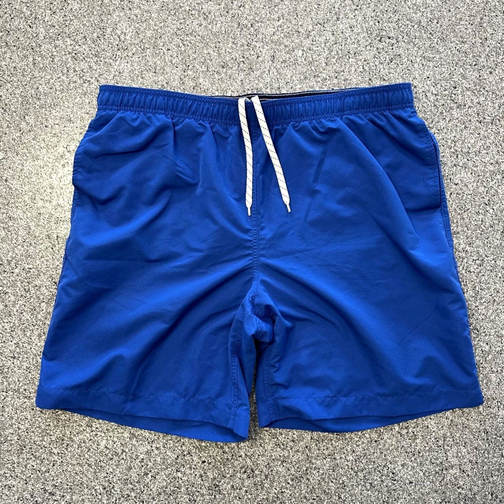 Lands' End Lands' End Blue Swimming Trunks Mens XL Drawstring Lined 20” Shorts Swimwear Size US 36 / EU 52 - 2 Thumbnail