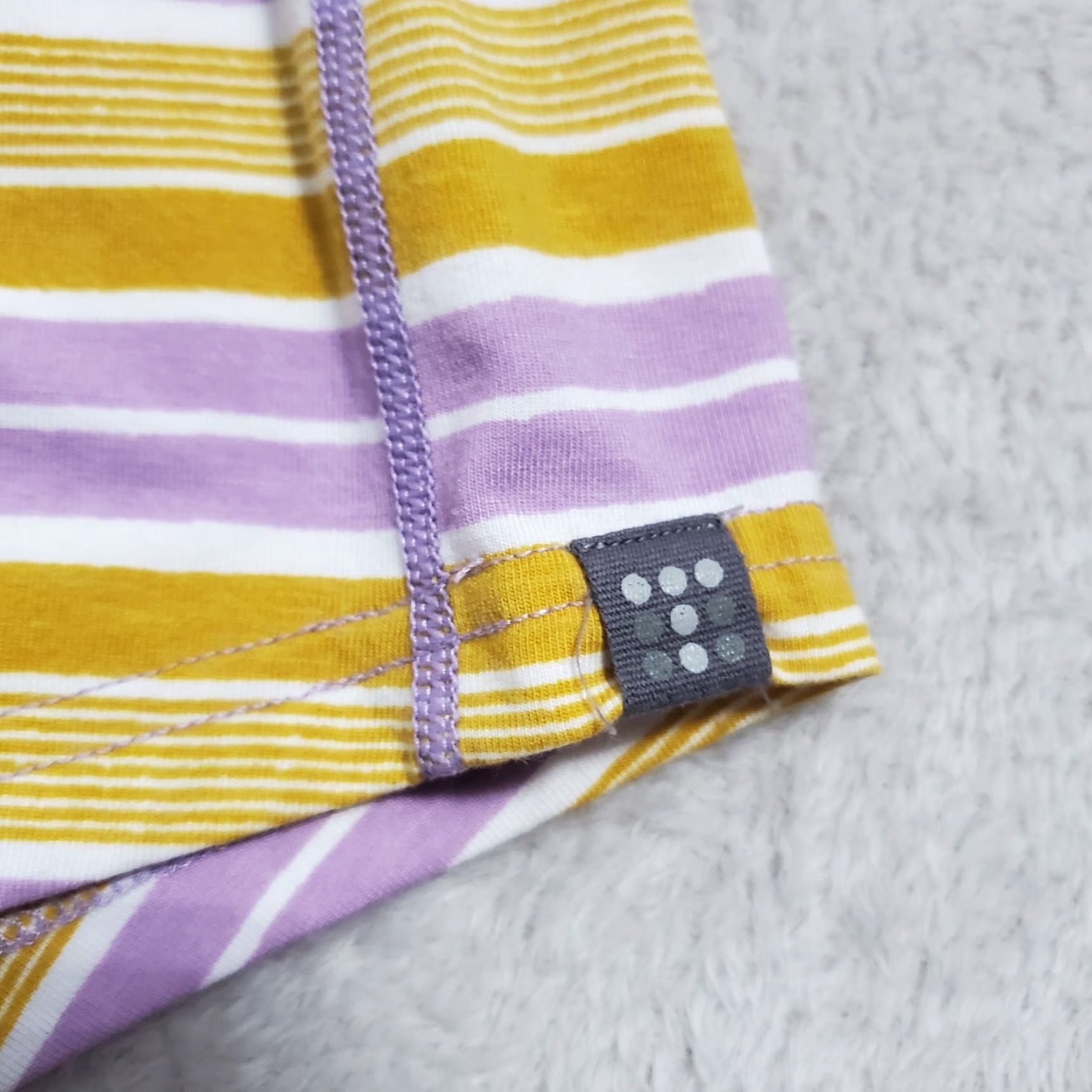 Vintage VINTAGE Title Nine Top Women L Purple Orange Striped Sleeveless Tank Rounded Hem Size L / US 10 / IT 46 - 7 Thumbnail