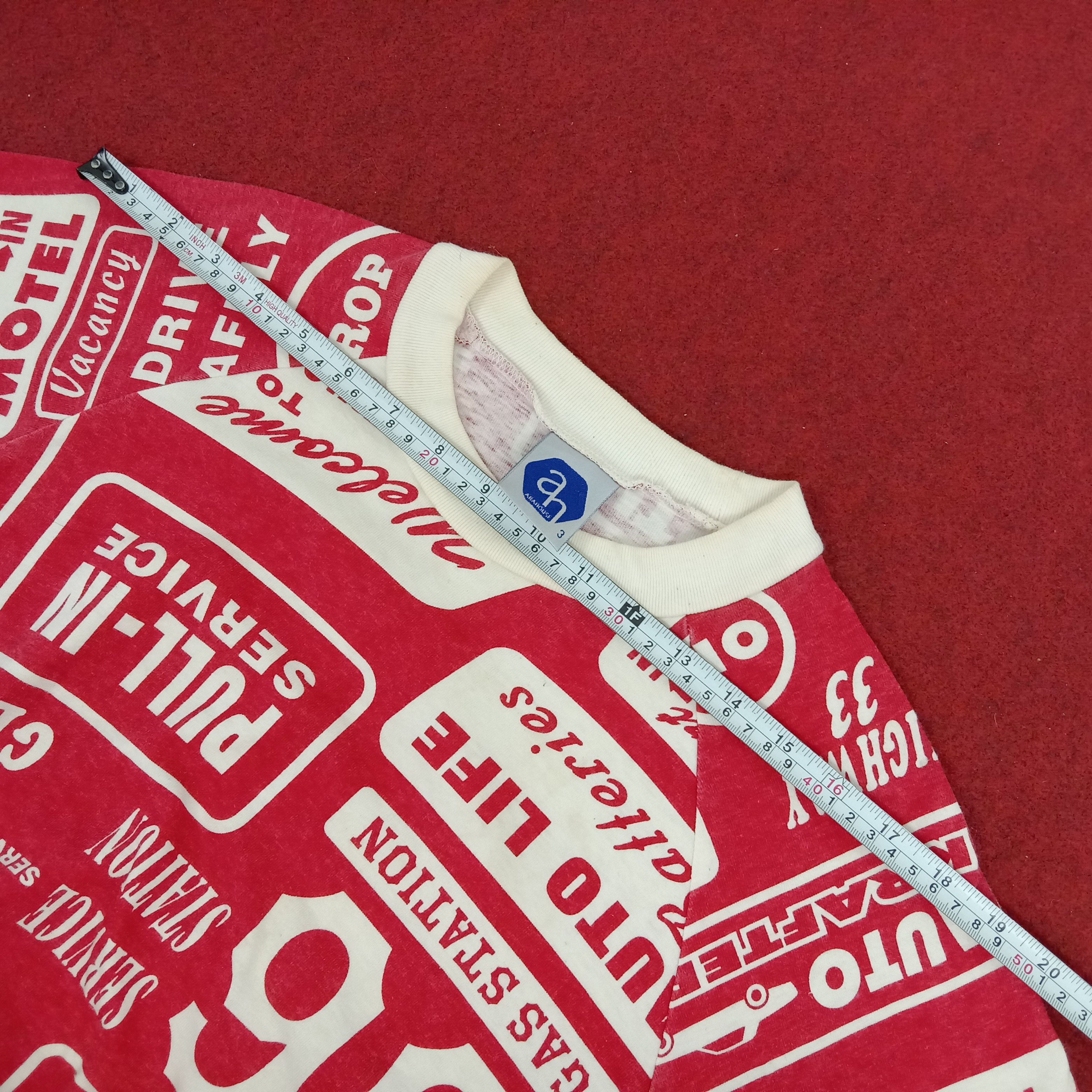 ABAHOUSE × Japanese Brand × Vintage Abahouse Full Print Design Long Sleeve Tshirt Size US M / EU 48-50 / 2 - 11 Thumbnail
