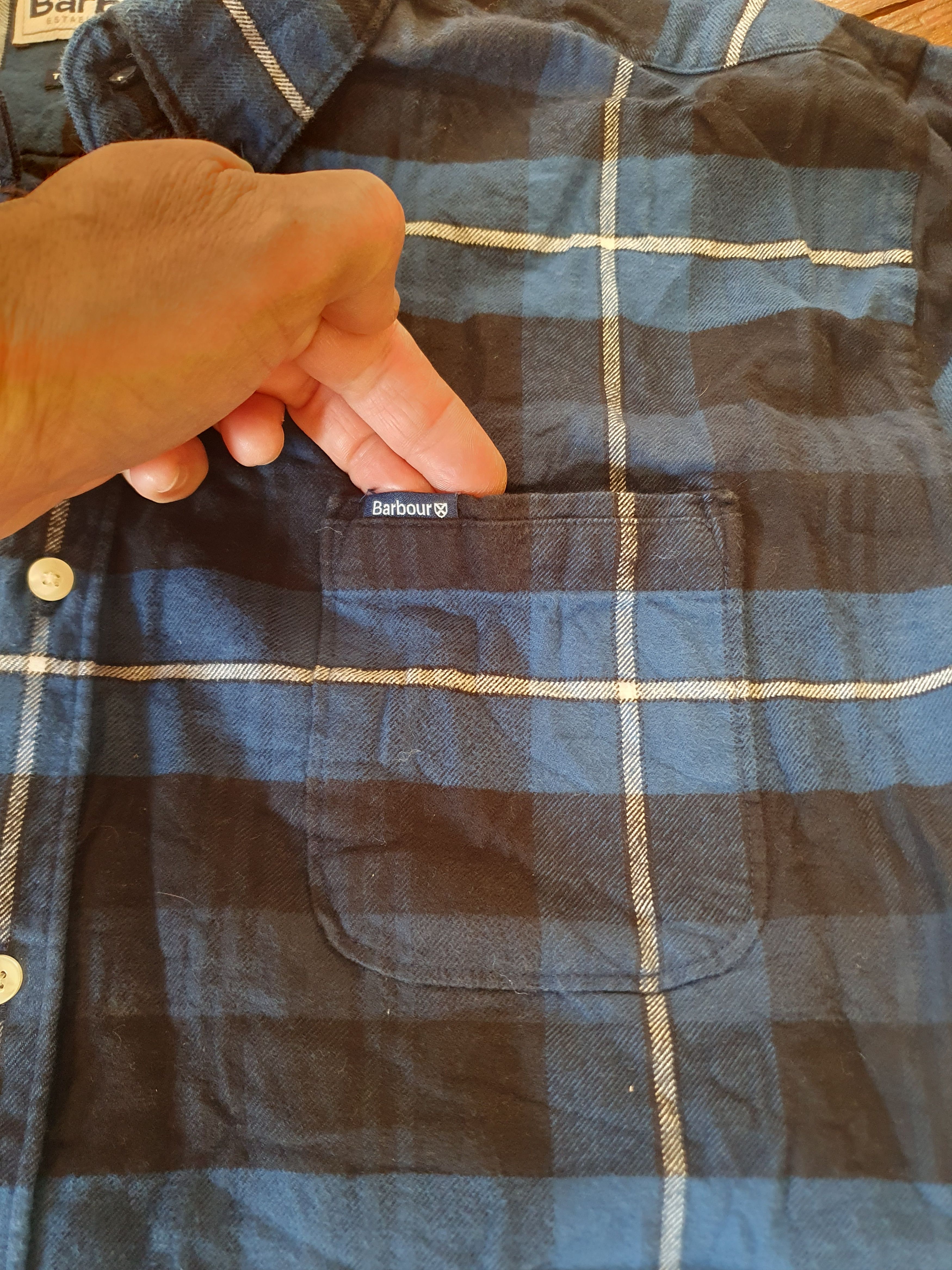 Barbour Barbour Tailored Fit Flannel Shirt AW21 sz XL Size US XL / EU 56 / 4 - 3 Thumbnail