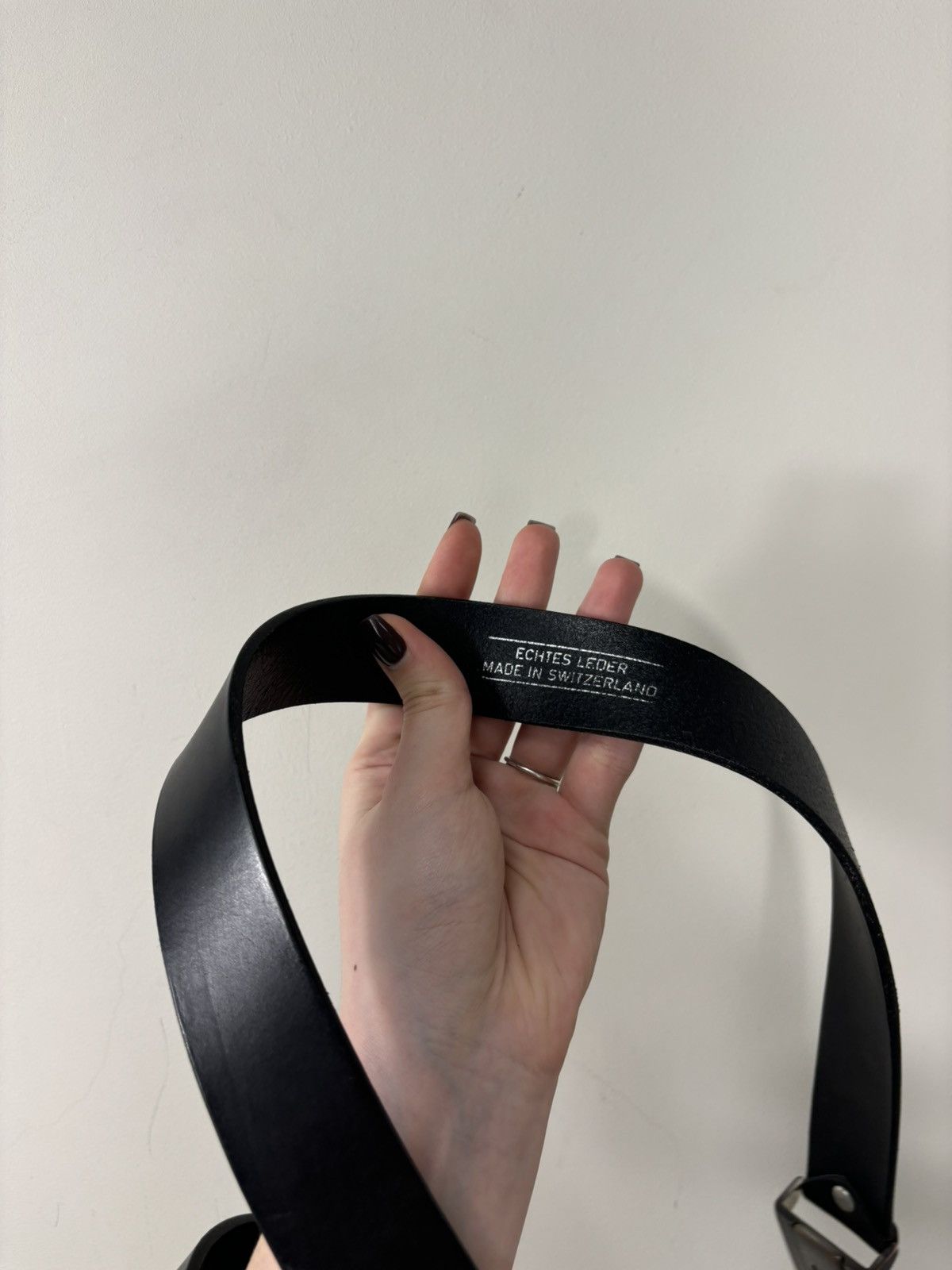 Oakley Vintage Oakley Style Y2K Hype Black Leather Belt Size ONE SIZE - 6 Thumbnail