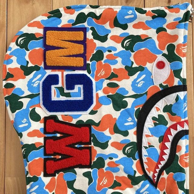 Bape 2024 🔥JAKARTA Store Camo🔥 BAPE shark full zip hoodie APE Size US XXL / EU 58 / 5 - 5 Thumbnail