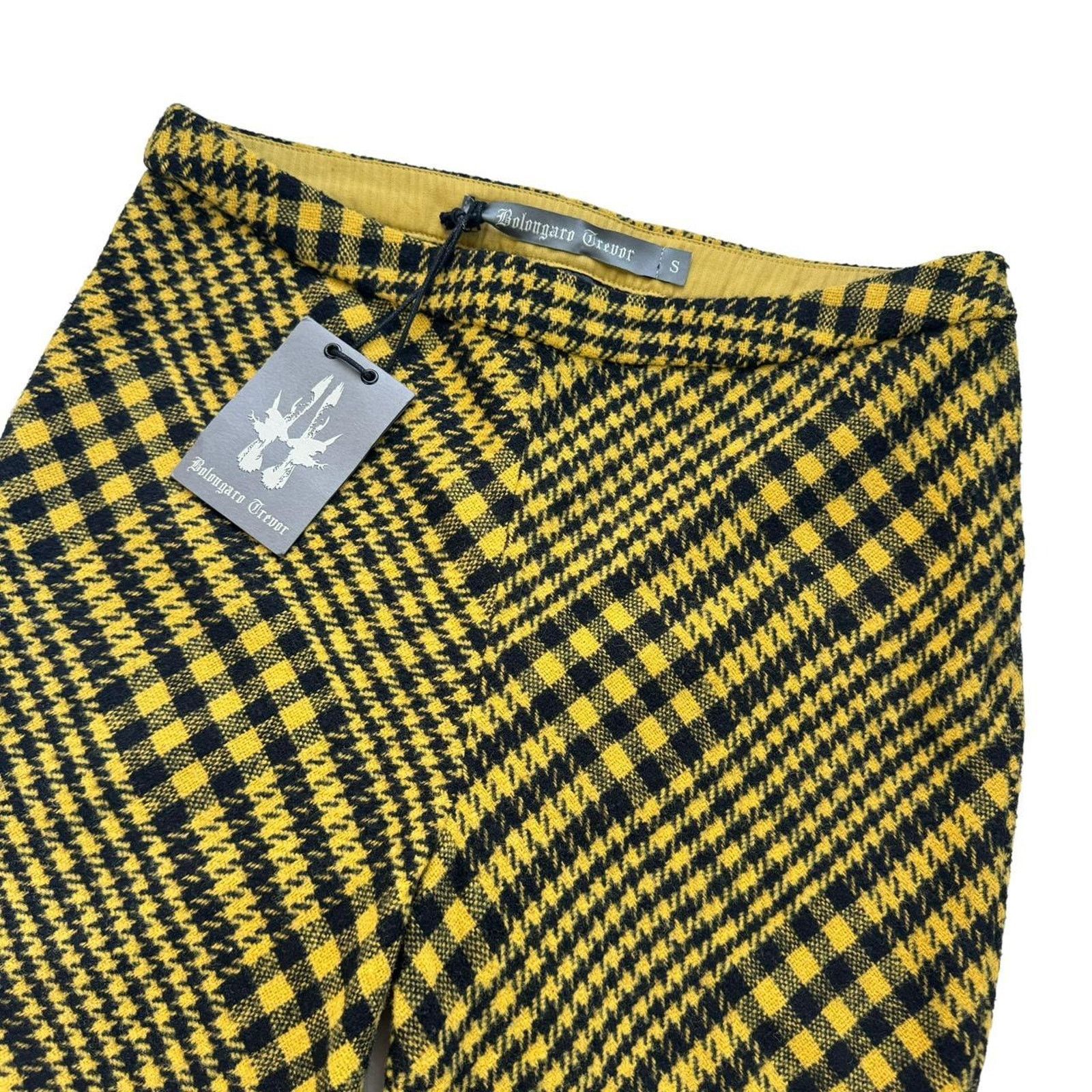Bolongaro Trevor Bolongaro Trevor Houndstooth Slim Trousers Size Small (UK 8) Size 27" / US 4 / IT 40 - 2 Thumbnail