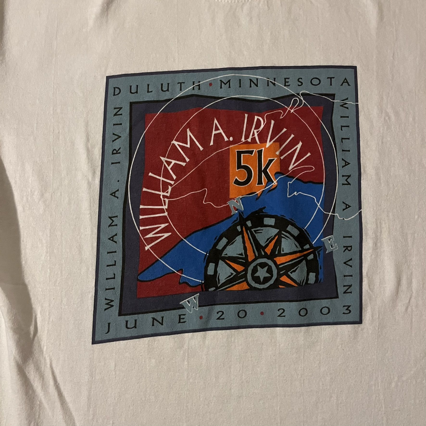 Hanes × Vintage Vintage 00s William A. Irvin Duluth Minnesota 5K Race Tee Size US M / EU 48-50 / 2 - 4 Thumbnail