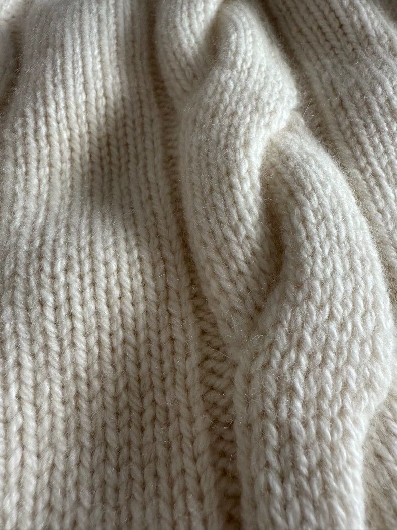 Loro Piana LORO PIANA White twisted cashmere sweater open Size S / US 4 / IT 40 - 5 Thumbnail