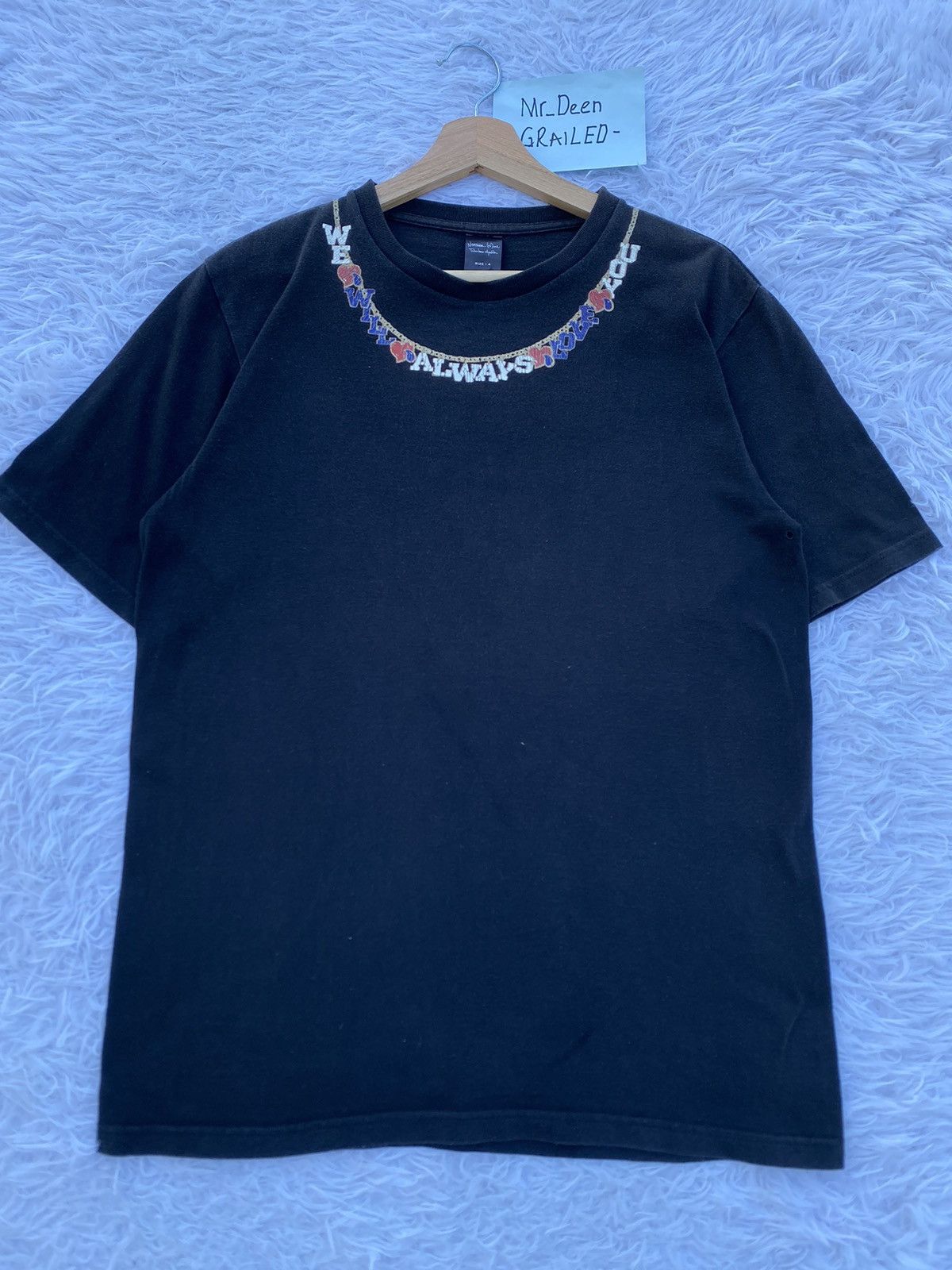 Number (N)ine Rare Number Nine “We Always Love You” Necklace Tee Size US L / EU 52-54 / 3 - 5 Thumbnail