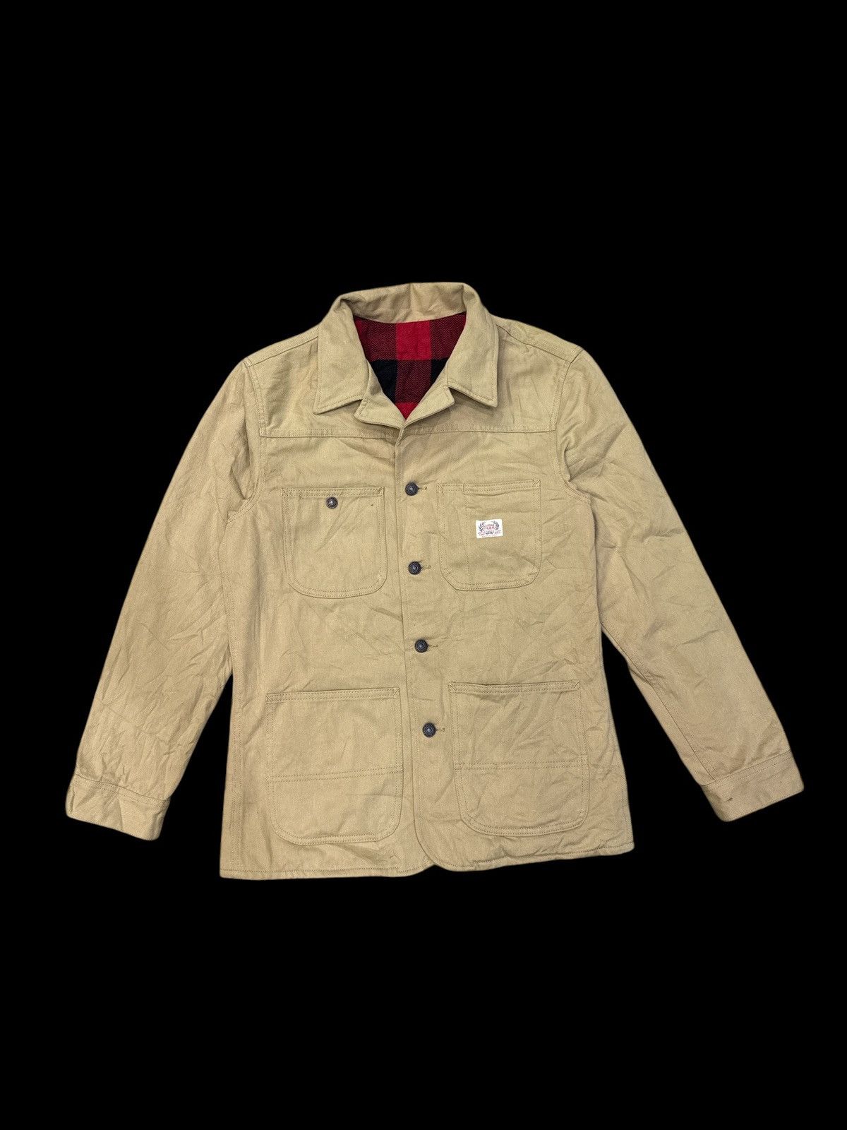 The Flat Head THE FLAT HEAD HCJ-01W HEAVY TWILL CHORE JACKET 3G0006 Size US M / EU 48-50 / 2 - 1 Thumbnail