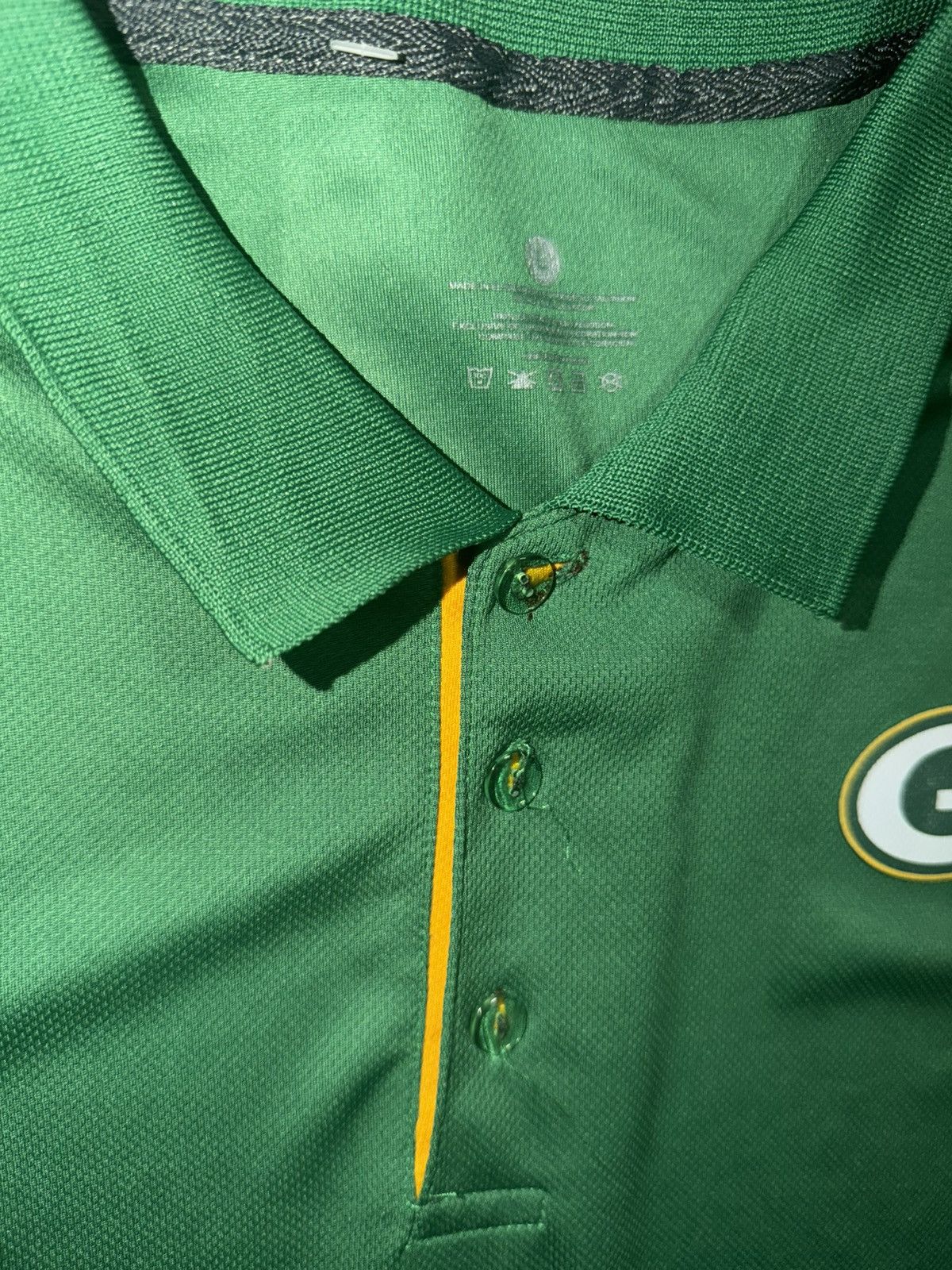 Nike Green Bay Packers NFL on field Nike dri-fit polo shirt Size US L / EU 52-54 / 3 - 4 Thumbnail