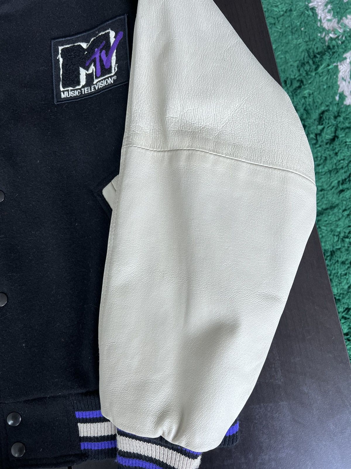 Mtv × Vintage Vintage 1992 MTV Varsity Jacket Size US M / EU 48-50 / 2 - 4 Thumbnail