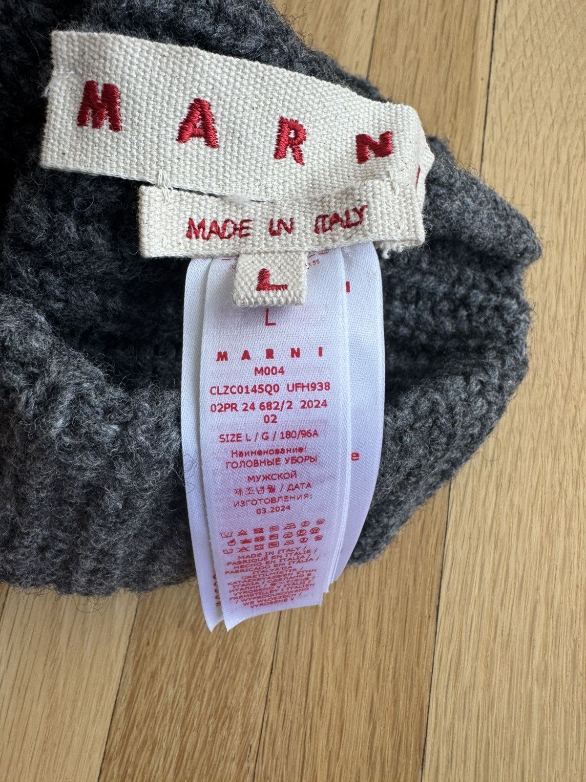 Marni Marni knit hat size L Size ONE SIZE - 2 Thumbnail
