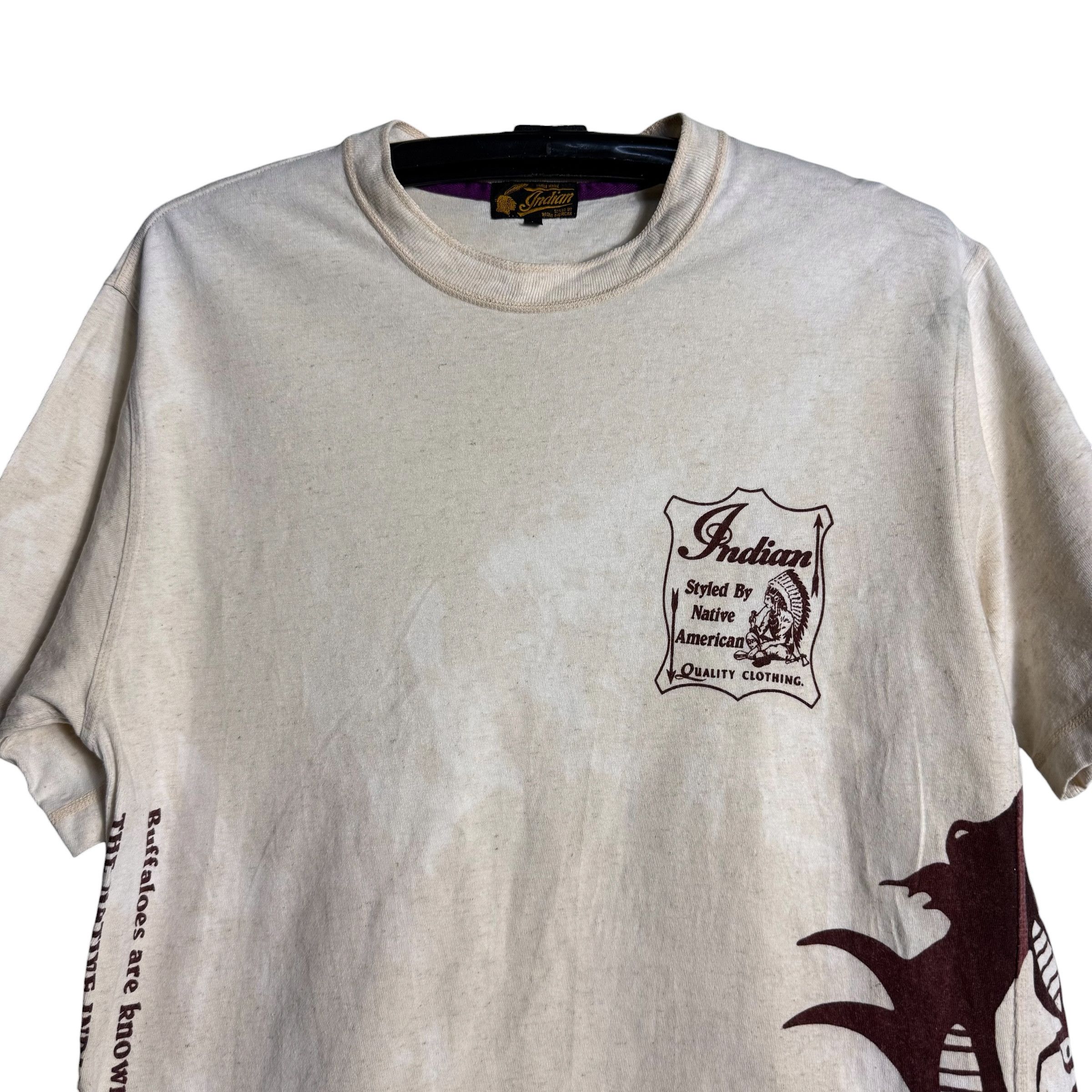 Indian Motorcycle 🔥RARE🔥Vintage Indian Motorcycle Spellout T-shirt Size US M / EU 48-50 / 2 - 2 Thumbnail