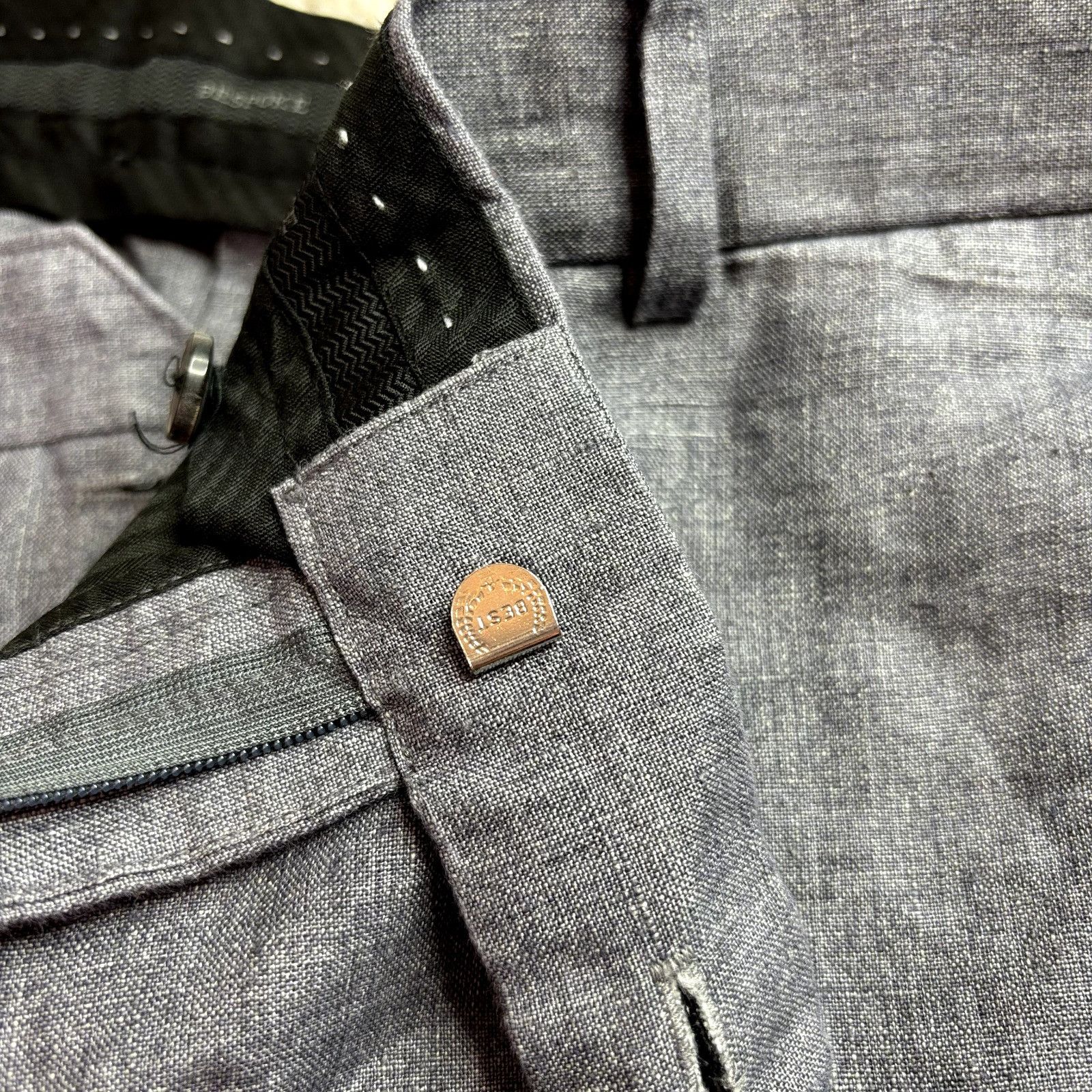 Bespoken Studiosuits Bespoke Men's Suit 42-44 Gray 2-Piece: Blazer & Size 42R - 13 Thumbnail