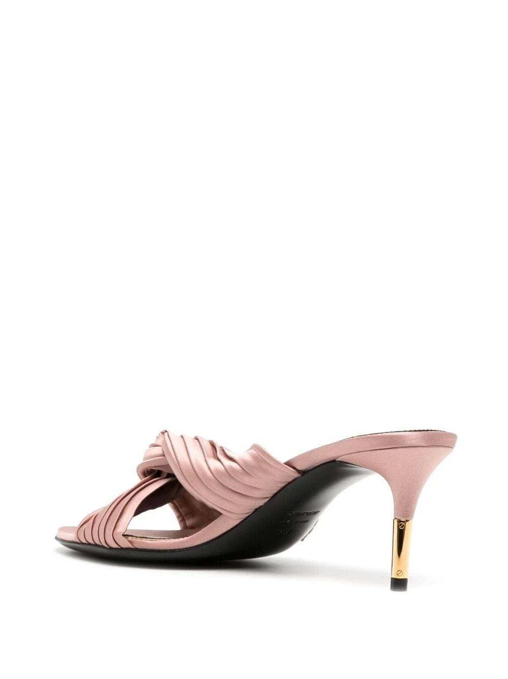 Tom Ford o1loc1c0924 W3278 Mid Heel Mules in Dust Pink Size US 6 / IT 36 - 2 Thumbnail