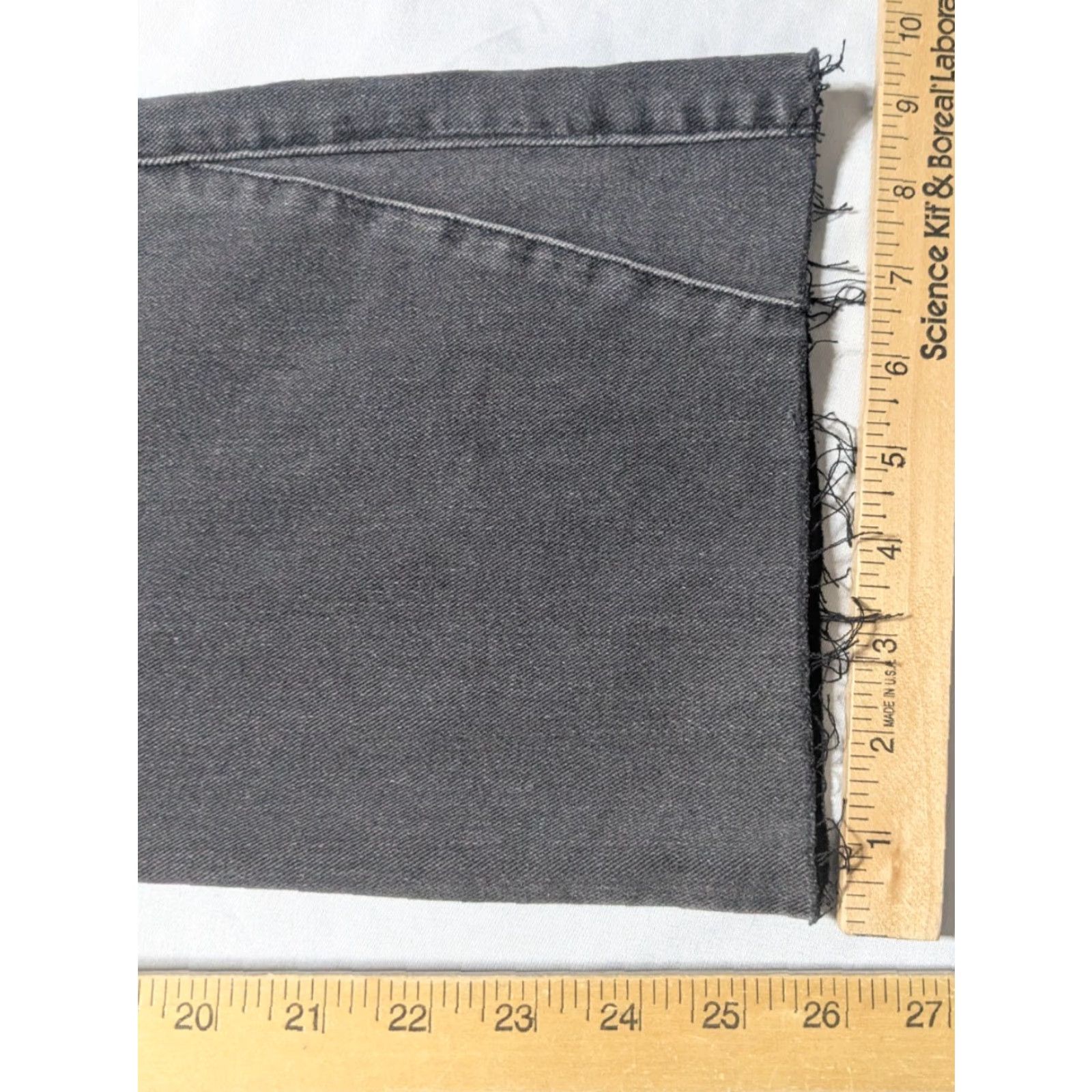 Express EXPRESS Cropped Flare High Rise - Women 14 Denim Jeans NEW Black 5-Pocket Dark Wash High Rise Womens Jeans Size 36" / US 14 / IT 50 - 7 Thumbnail