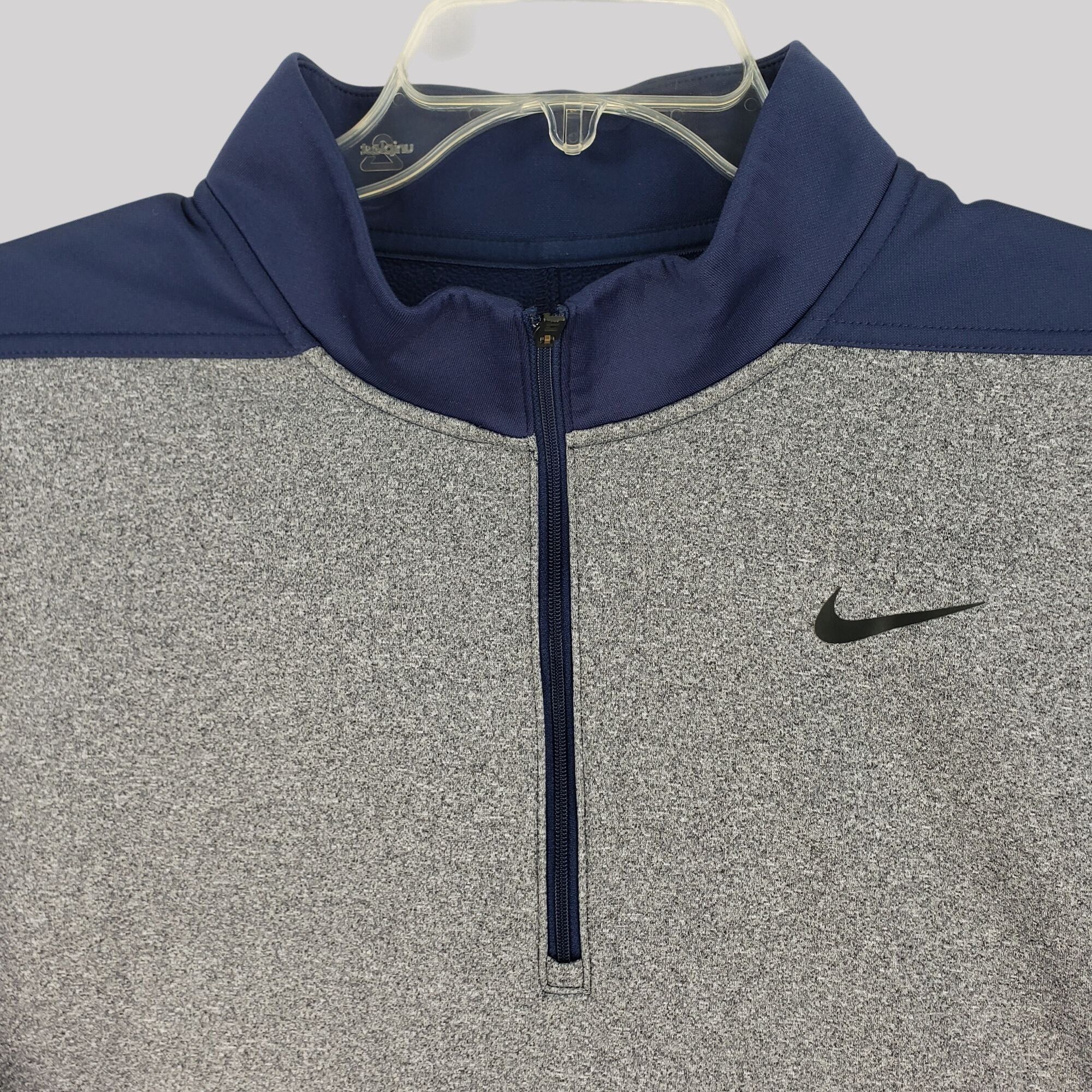 Nike Nike Mens Dri-Fit Quarter-Zip Pullover Sweatshirt XL Gray & Size US XL / EU 56 / 4 - 5 Thumbnail