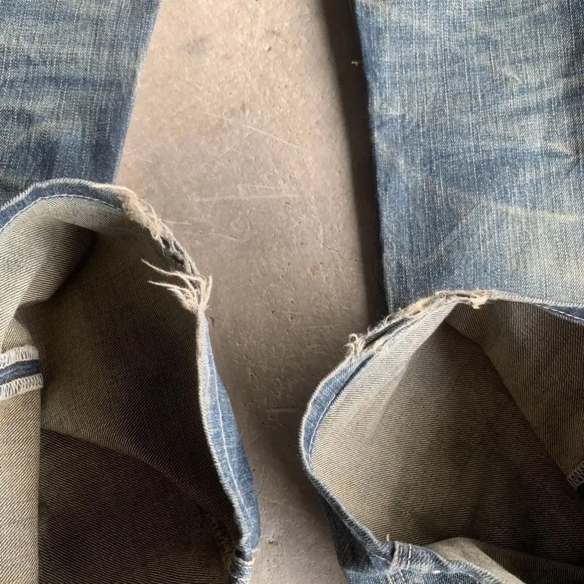 Levi's Levi’s 503XX Jeans Mudwash 32x31 Distressed Denim Pants Size US 32 / EU 48 - 19 Thumbnail