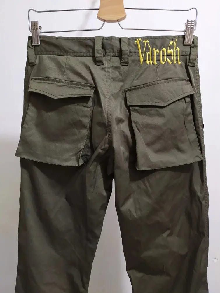 Japanese Brand VAROSH Japan Multi Pocket CargoTactical Utility olive Pants Size US 28 / EU 44 - 8 Thumbnail