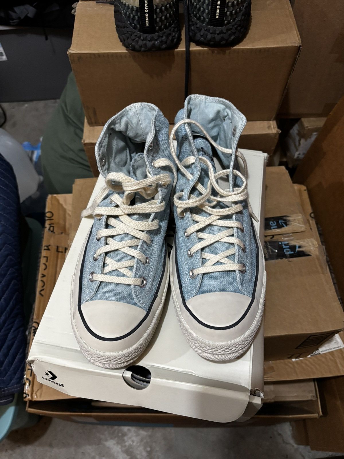 Converse × Our Legacy × Stussy Converse x Stussy x Our Legacy Work Shop Pool Blue Size US 11 / EU 44 - 6 Thumbnail