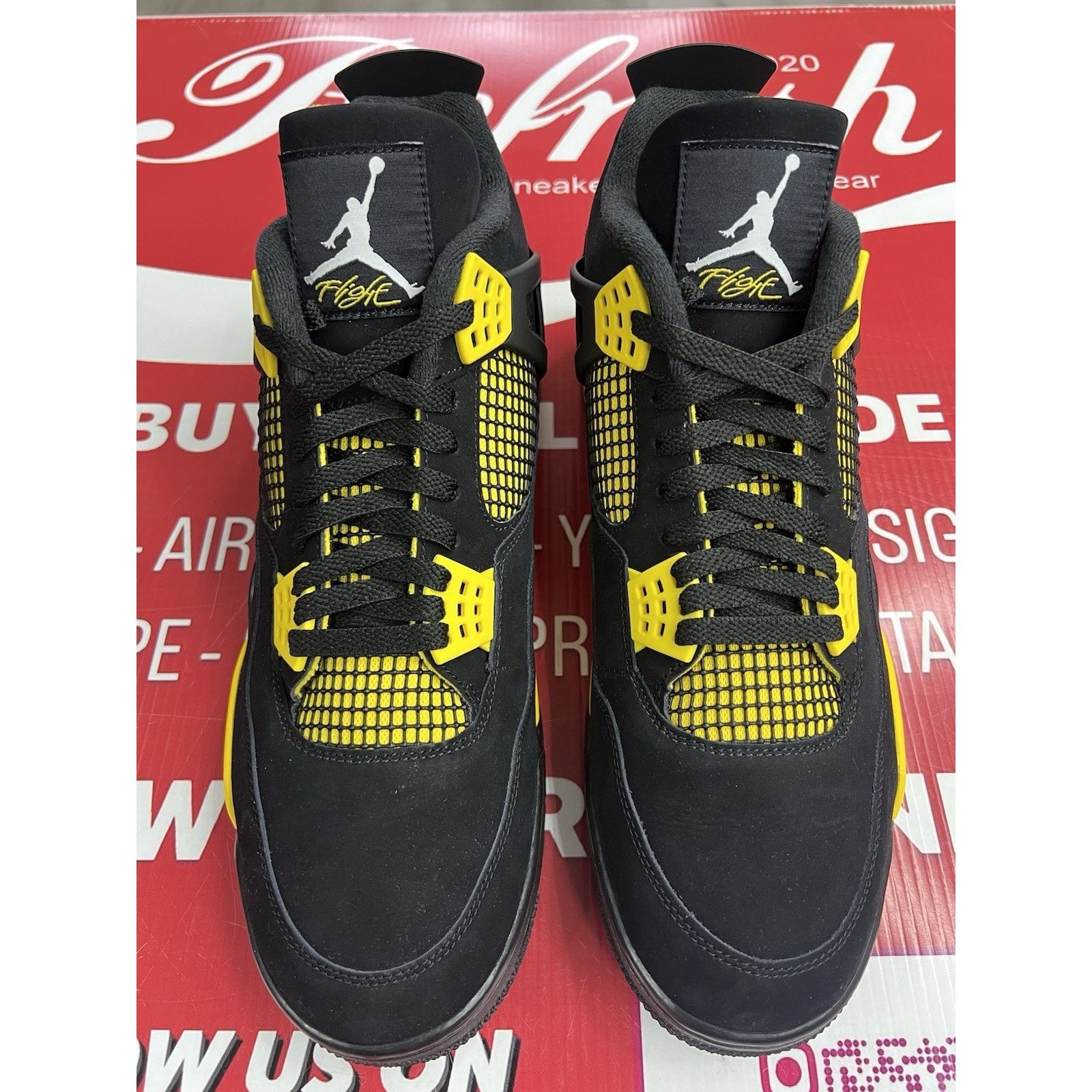 Jordan Brand Air Jordan 4 Retro Thunder (2023) Size 14 (DH6927-017) Size US 14 / EU 47 - 4 Thumbnail
