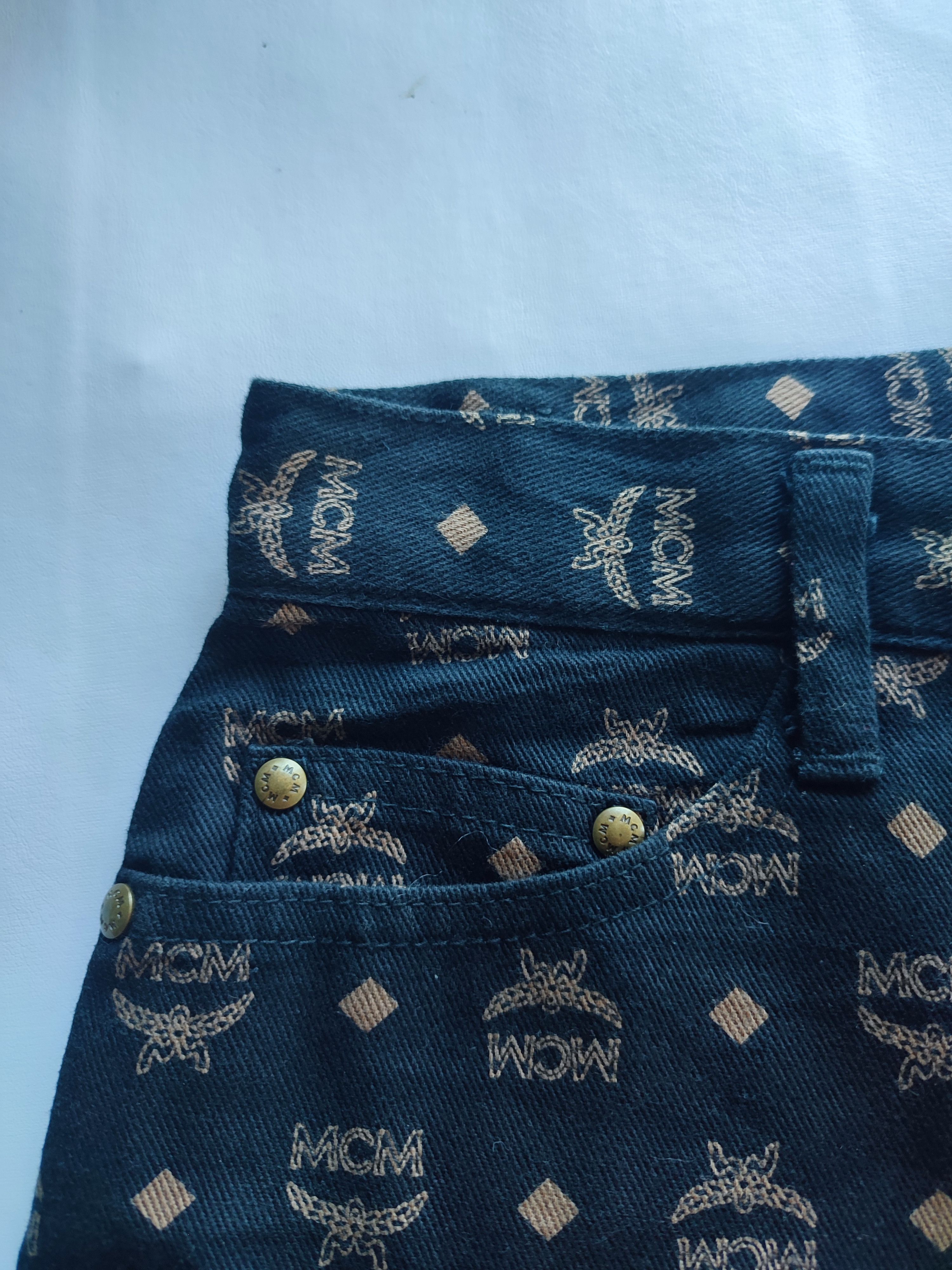 MCM Vintage women's MCM MONOGRAM PANTS JAPAN Size 28" / US 6 / IT 42 - 11 Thumbnail