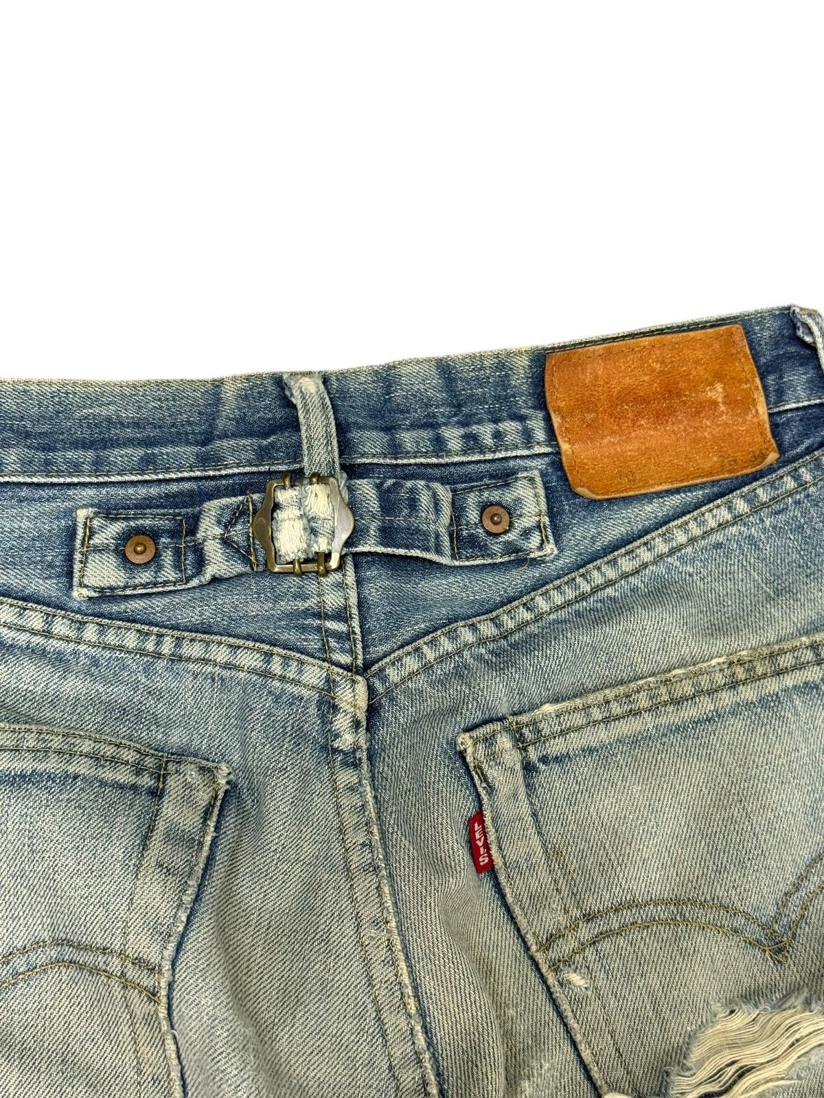 Levi's Vintage Clothing Levi’s Big E 701 LVC Japan Straight Distress Selvedge 3🟦5 Size US 29 - 16 Thumbnail