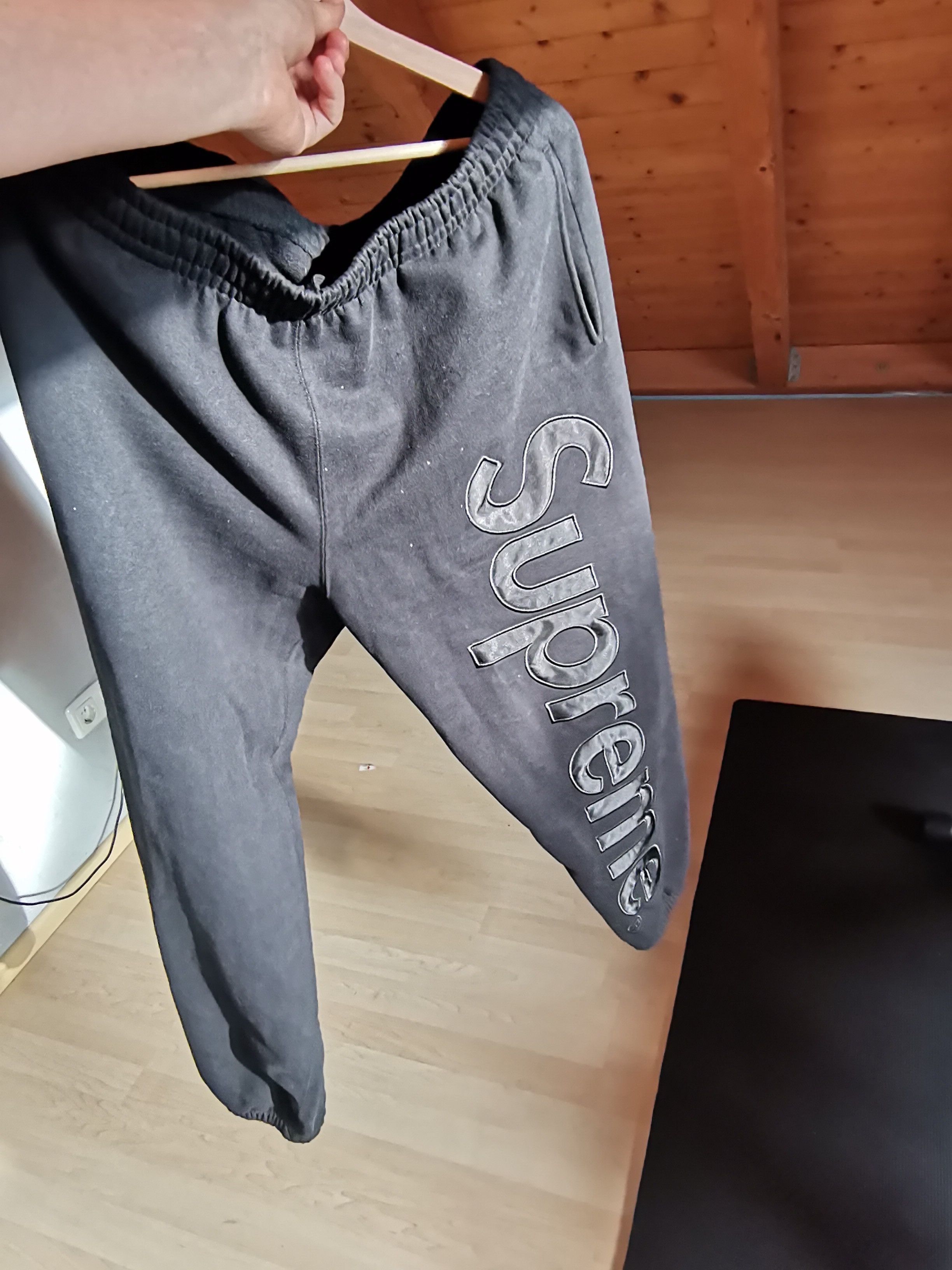 Supreme Applique Track Pants Grailed