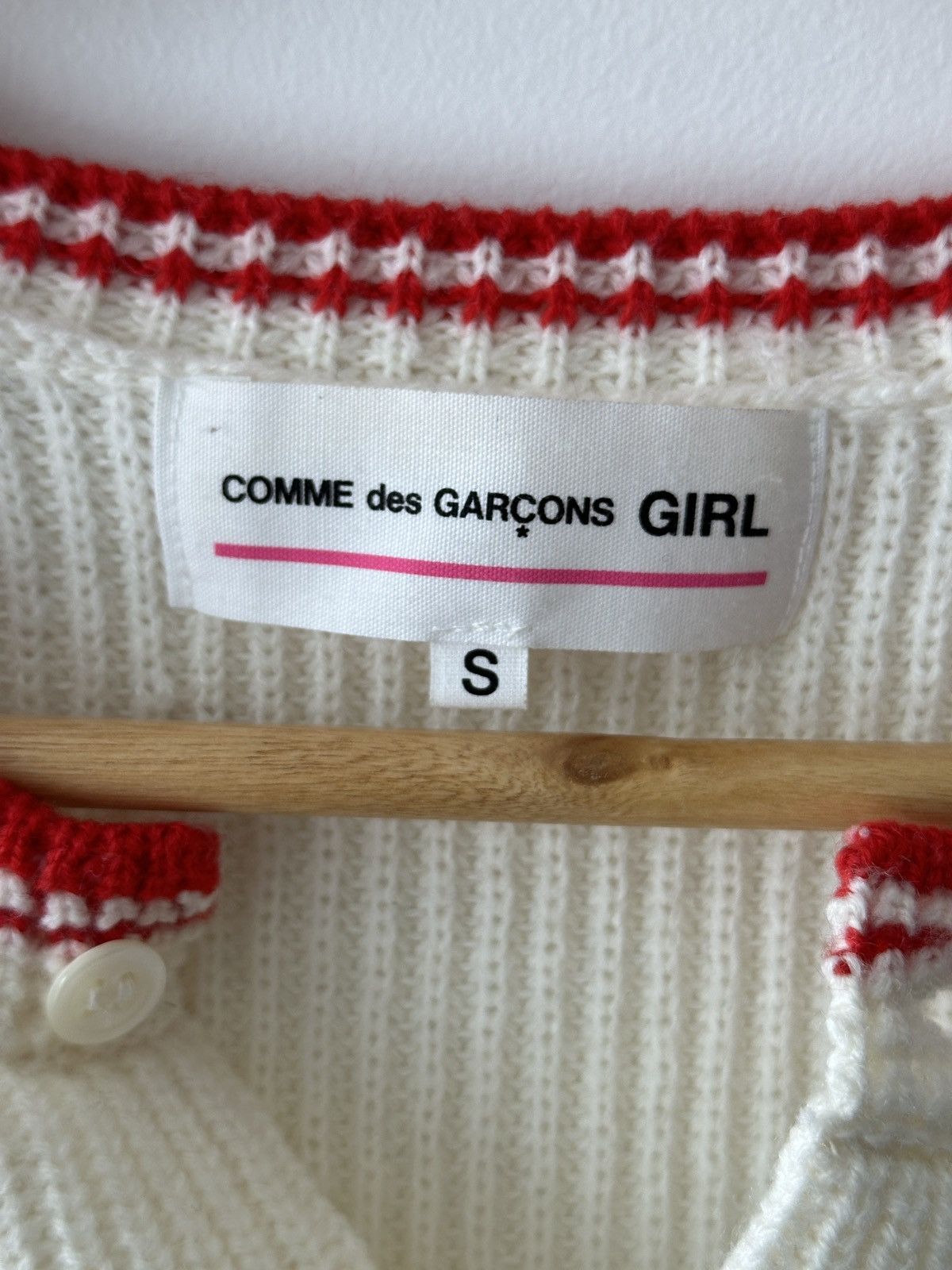 Comme des Garcons Girl CDG Girl Knitted Flower Cardigan Size S / US 4 / IT 40 - 5 Thumbnail