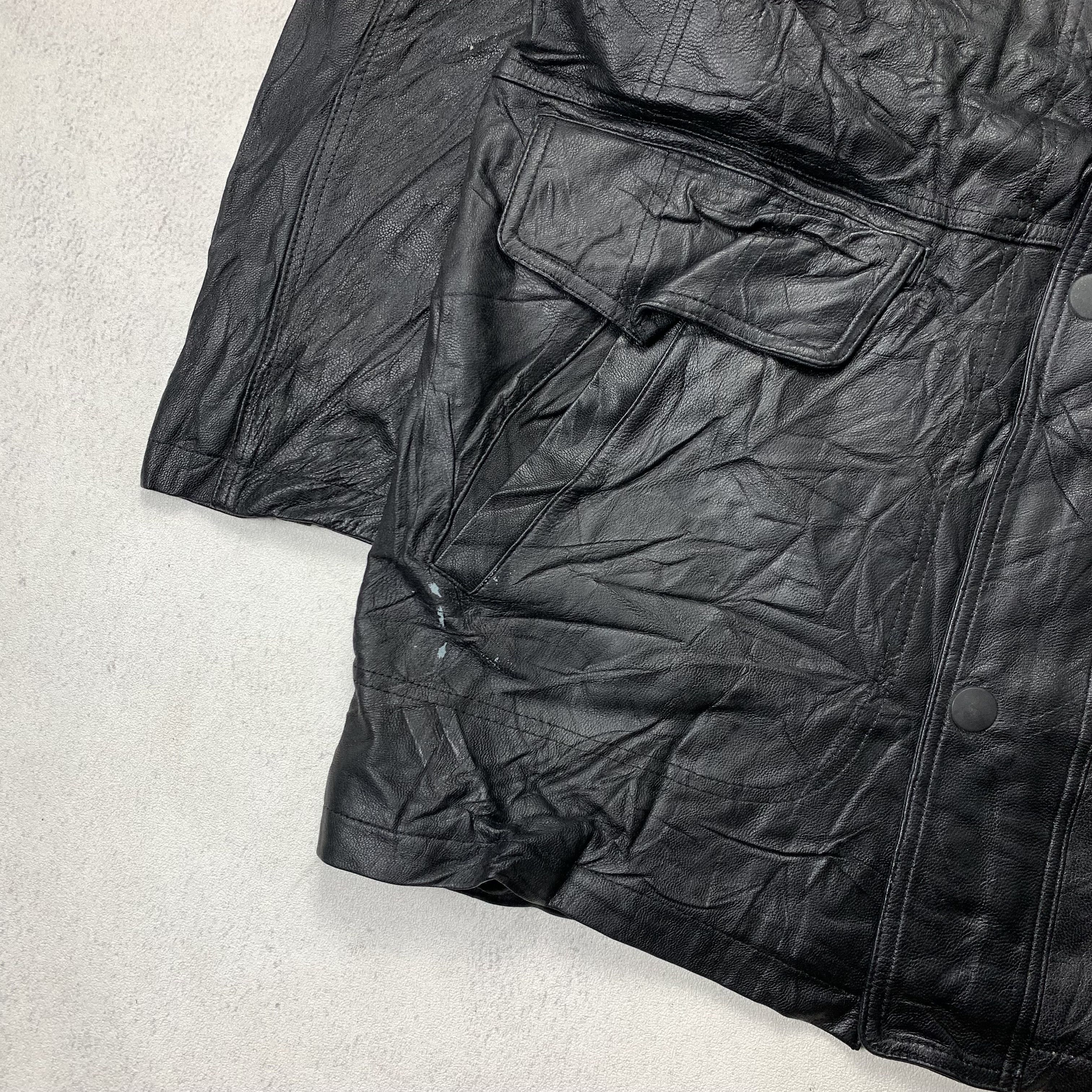 Genuine Leather A.A.Z Art Airy Zone Leather Jacket Coat Size US M / EU 48-50 / 2 - 3 Thumbnail