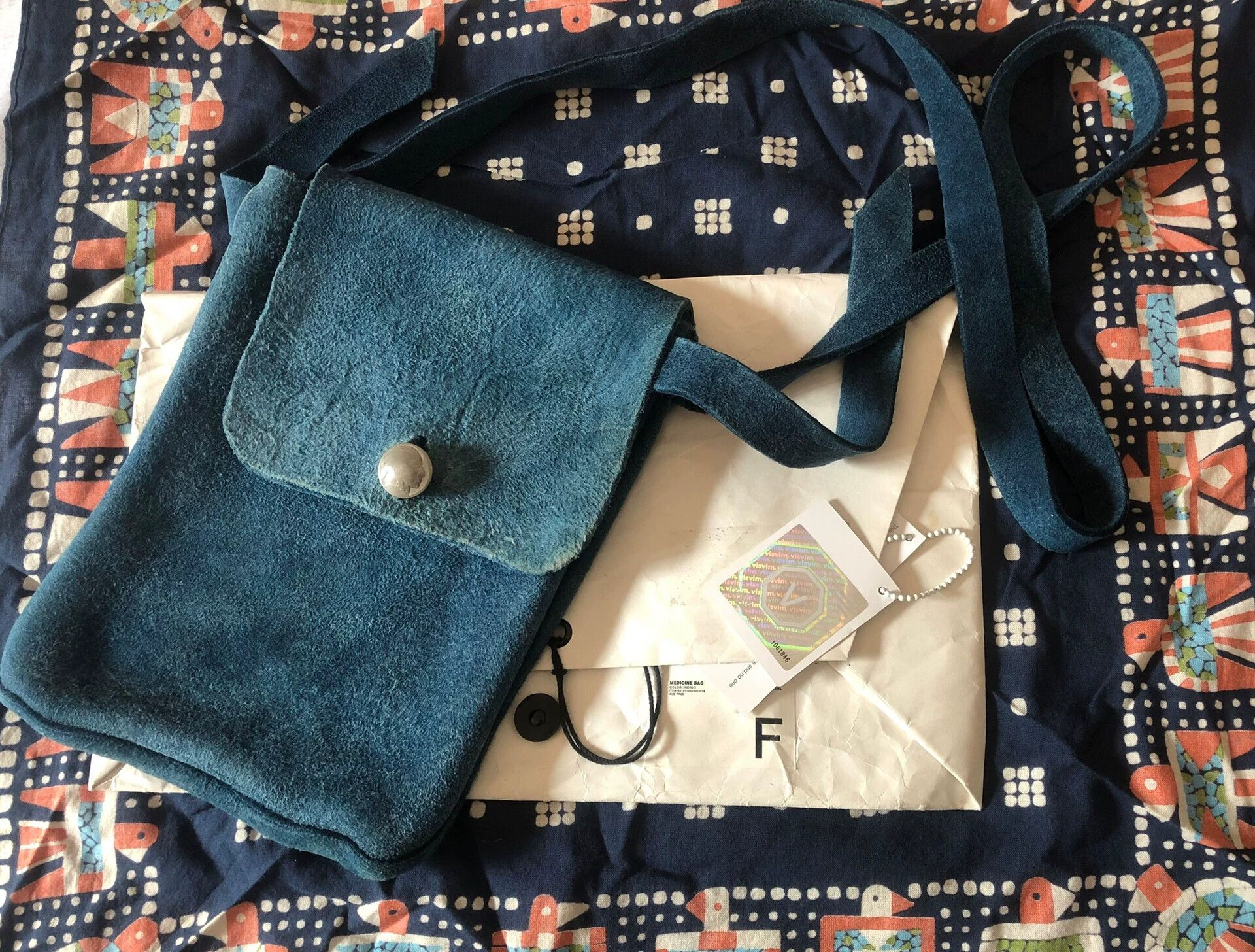 Visvim Visvim Medicine Bag L Indigo medicine bag | Grailed