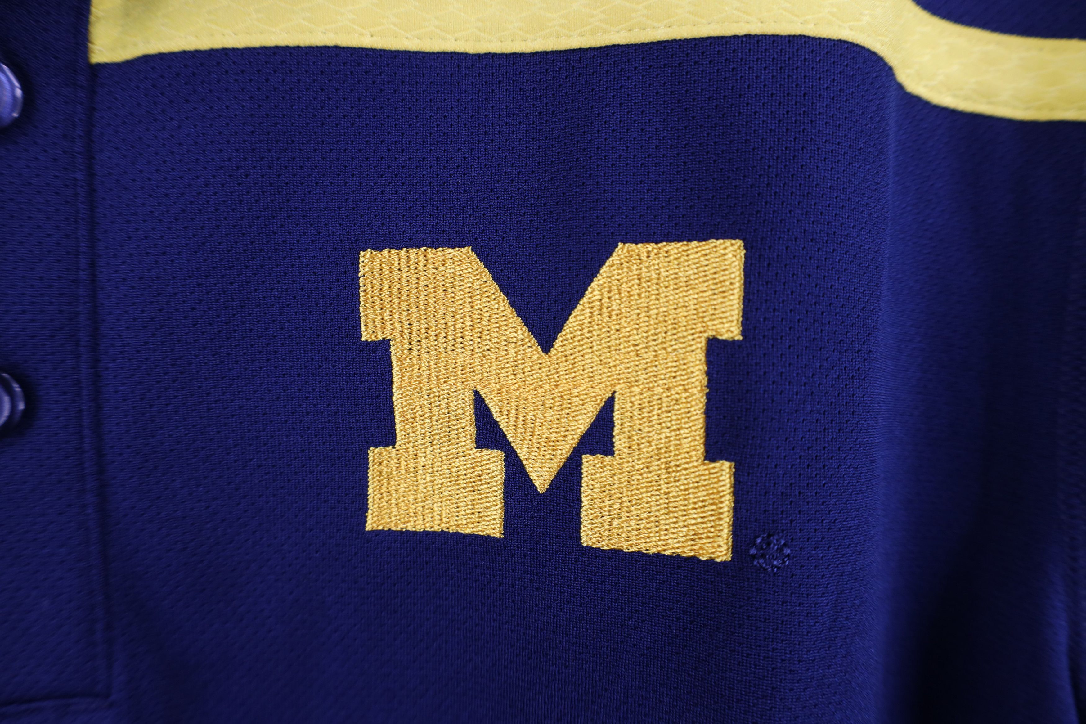 Adidas Adidas University of Michigan Football Golf Polo Shirt Size US S / EU 44-46 / 1 - 4 Thumbnail