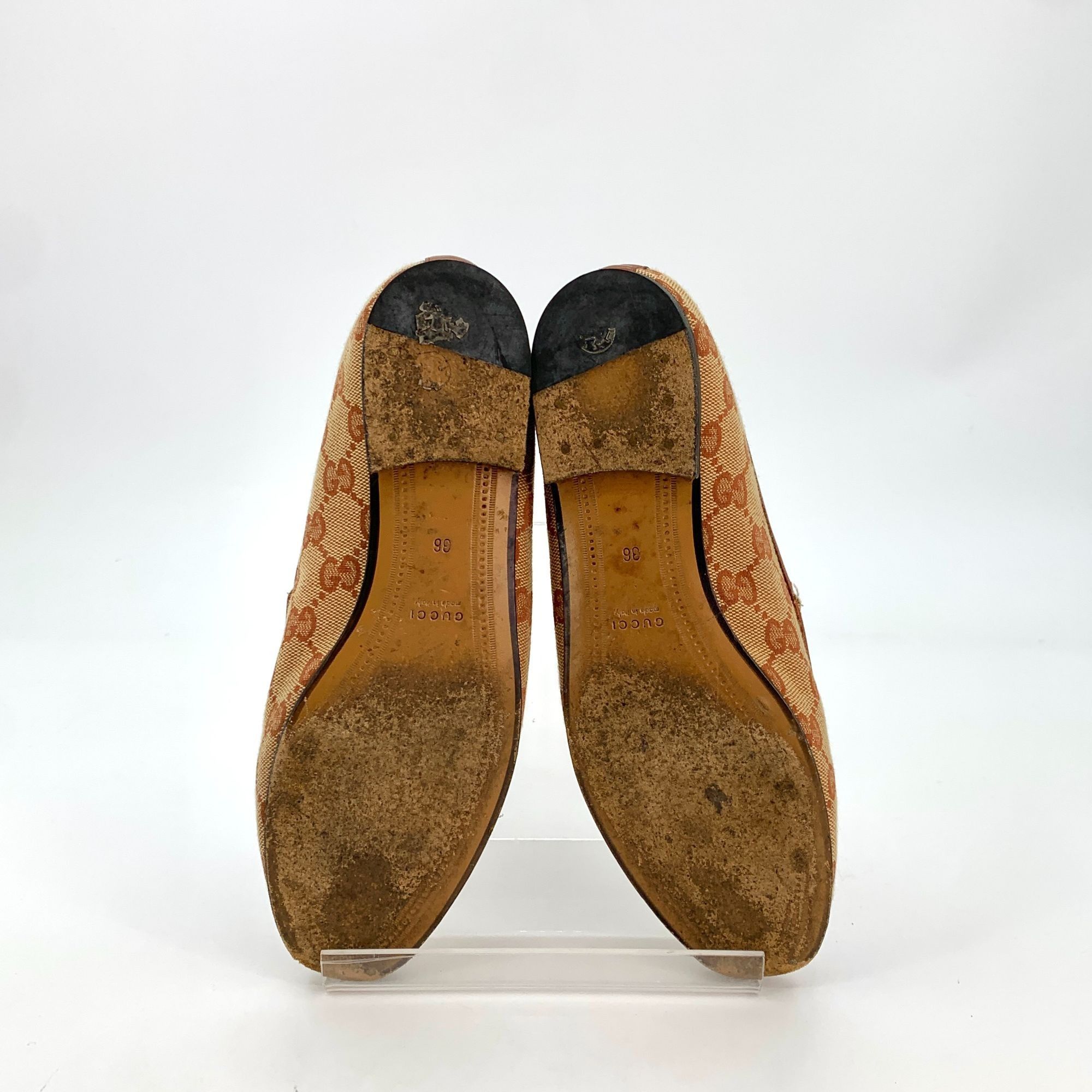 Gucci Gucci Jordaan Brown Logo Jacquard Horsebit Loafers Size 36 M Size US 6 / IT 36 - 4 Thumbnail