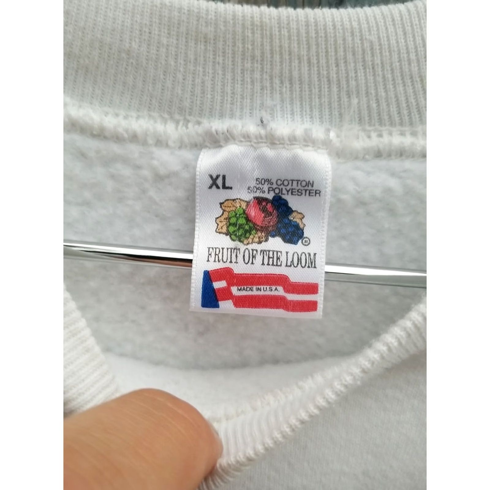 Fruit Of The Loom VINTAGE Sonic The Hedgehog 3 Crew Neck Sweatshirt Fruit of the Loom Men XL White Graphic Print 90s USA Sweatshirt Size US XL / EU 56 / 4 - 3 Thumbnail