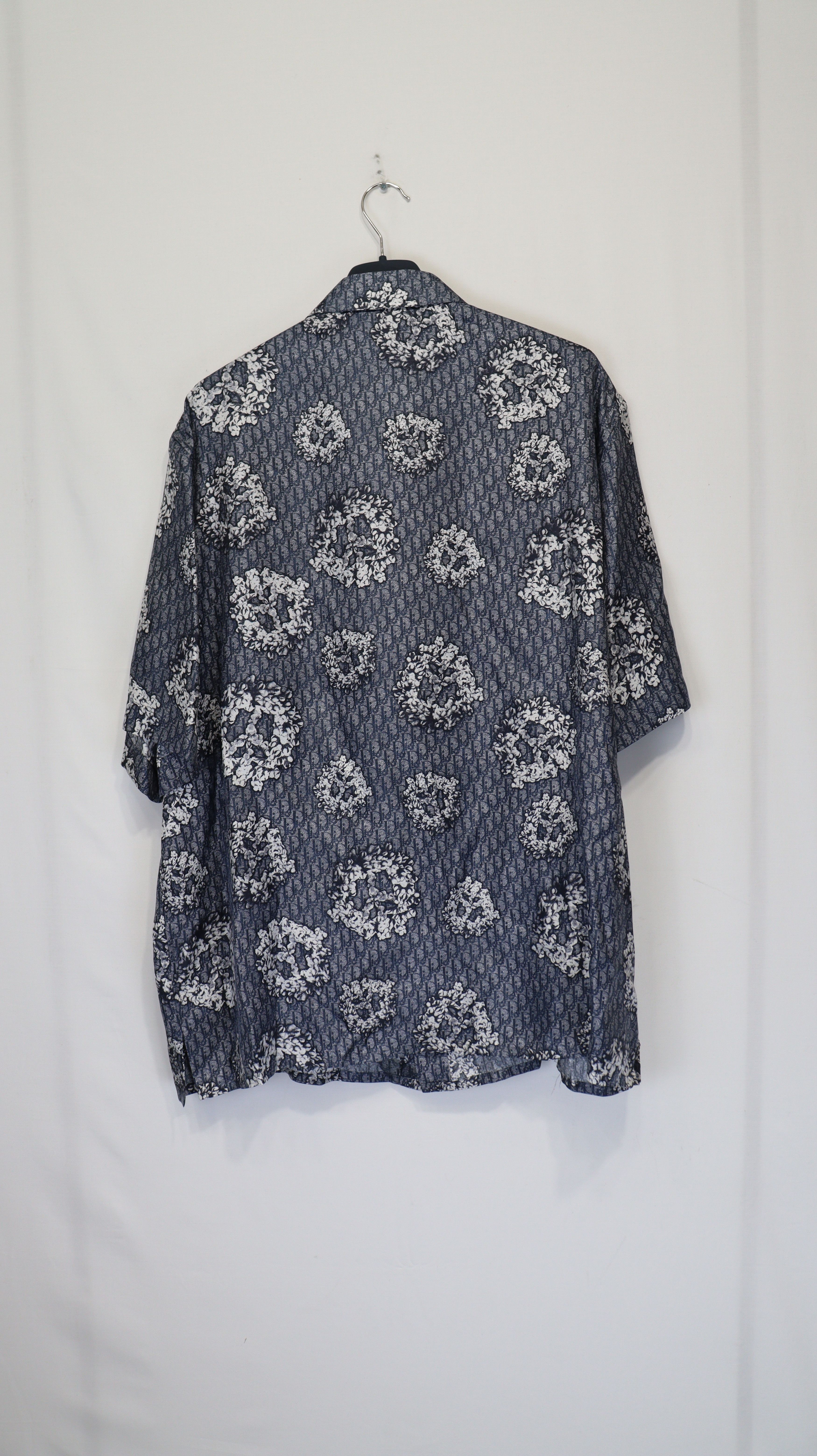 DENIM TEARS × Dior o1rshd1 M.Woven Shirt in Fantaisie Fond Size US L / EU 52-54 / 3 - 5 Thumbnail