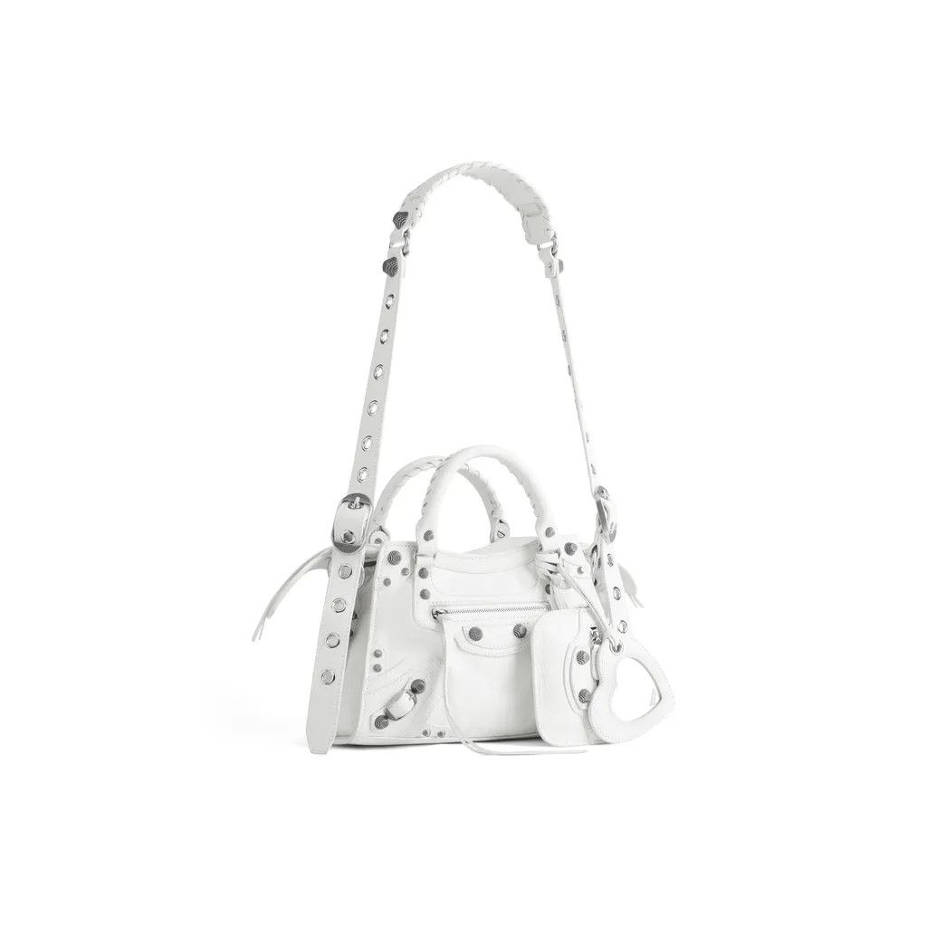 Balenciaga o1mt1gz0225 Size: OS / Neo Cagole XS Handbag in White Size ONE SIZE - 2 Thumbnail
