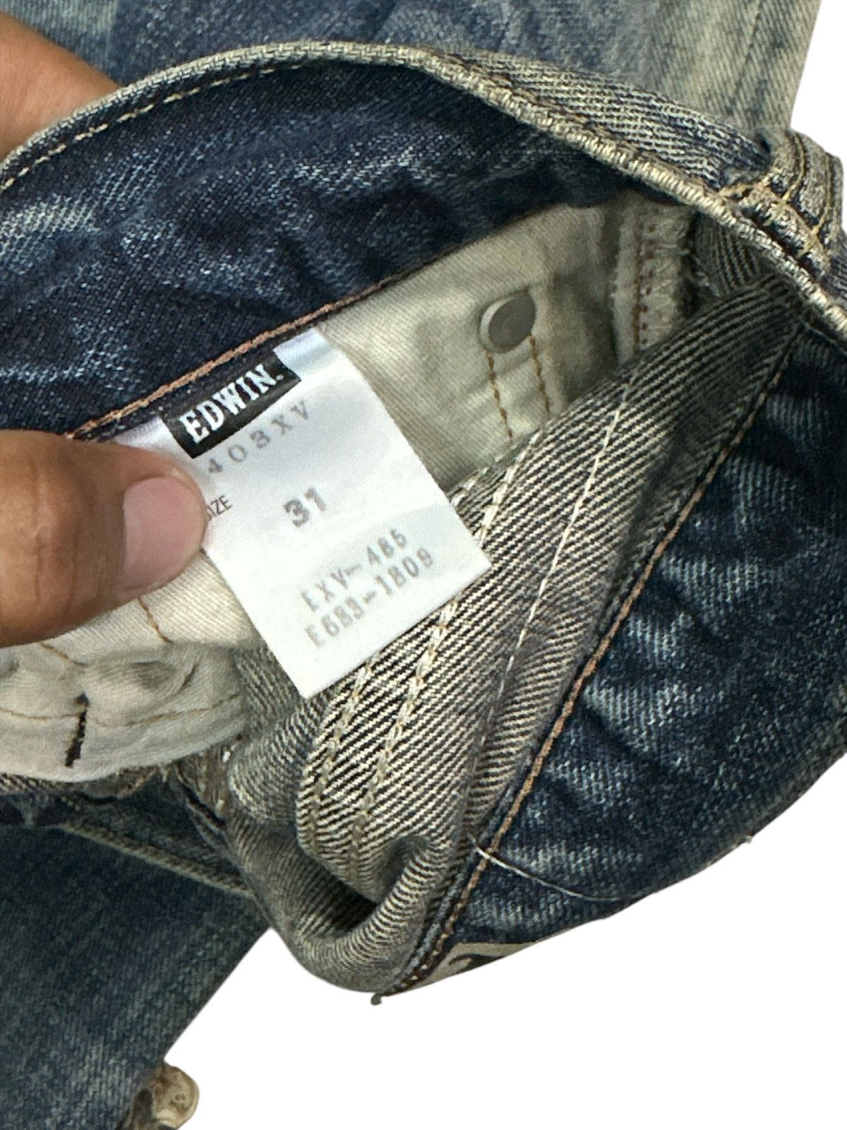 Other japanese brand 💥exclusive vintage Edwin insane 90s style . Size US 34 / EU 50 - 7 Thumbnail