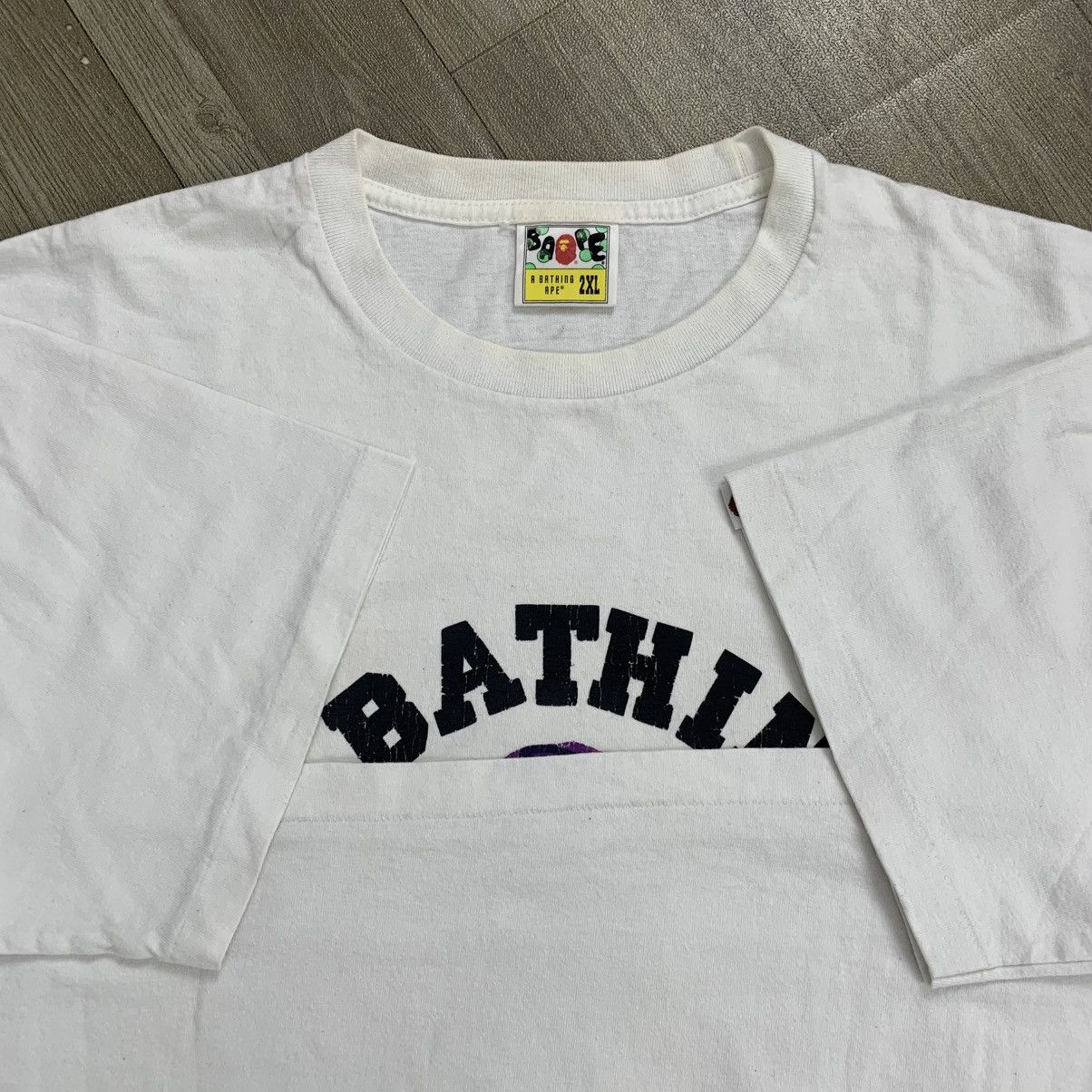 Bape A Bathing Ape Color Camo College Tee Bape Iconic Size US XXL / EU 58 / 5 - 6 Thumbnail