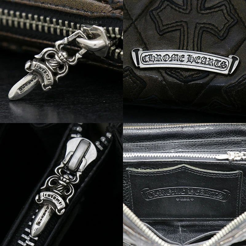 Chrome Hearts Chrome Hearts Quilted Cemetery Clutch Size ONE SIZE - 3 Thumbnail