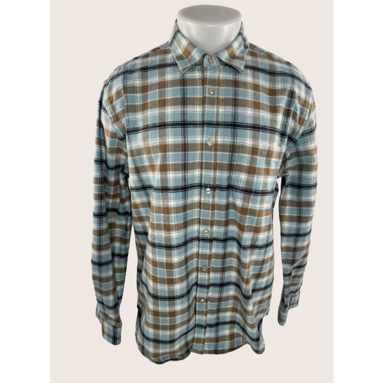 Portuguese Flannel PORTUGUESE FLANNEL - Mens XL Plaid Shirt Shirt Long Sleeve Button-Up Multicolor Plaid B10 XL Mens Size US XL / EU 56 / 4 - 1 Thumbnail