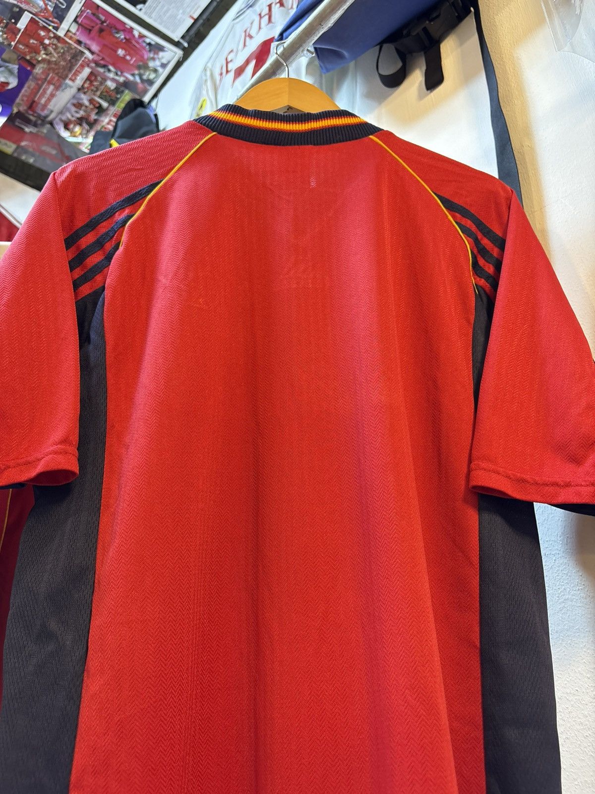 Adidas Vintage 1998 Spain Football Team Home Kit Size US L / EU 52-54 / 3 - 3 Thumbnail