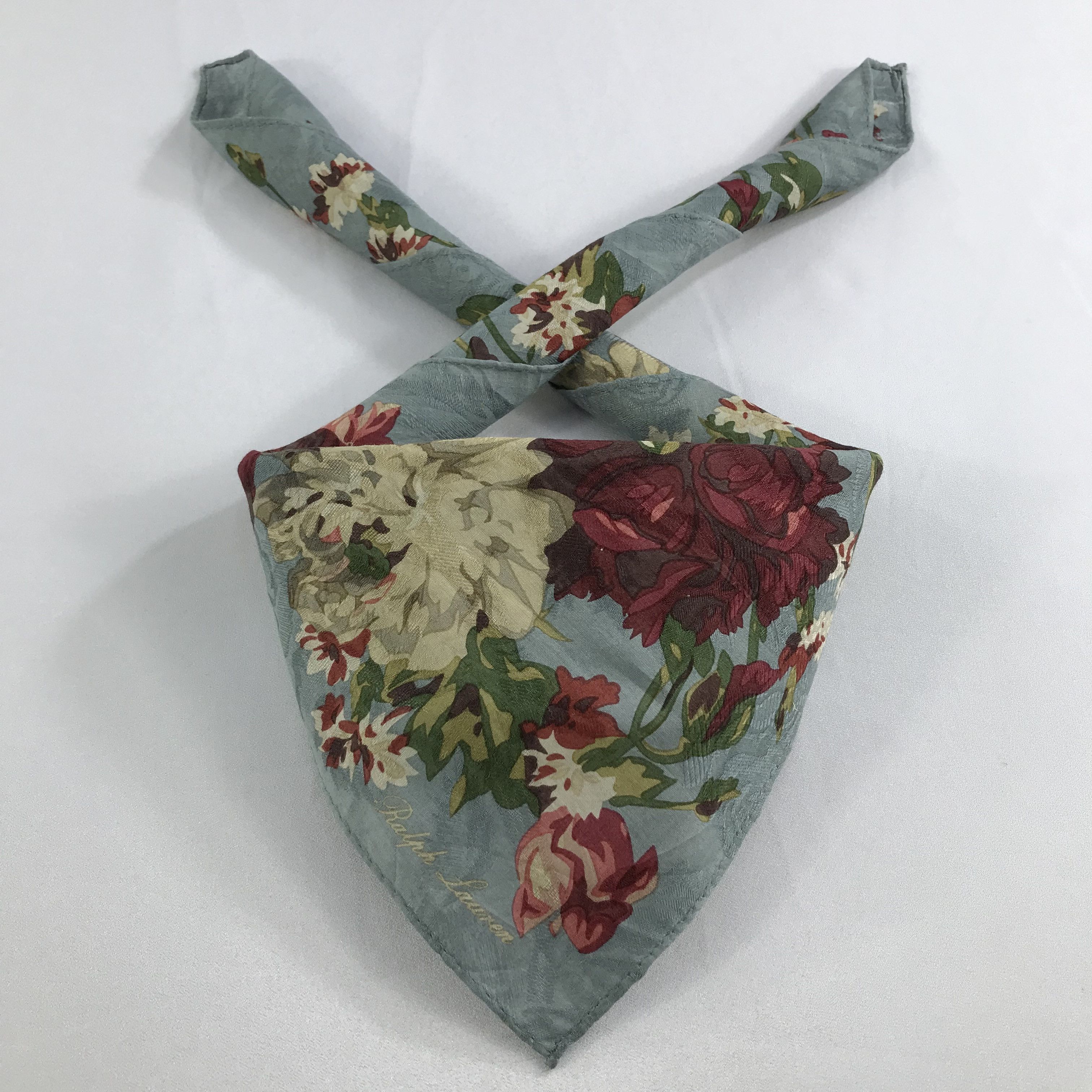 Ralph Lauren × Vintage Ralph Lauren Bandana / Handkerchief / Neckerchief - S2601 Size ONE SIZE - 3 Thumbnail
