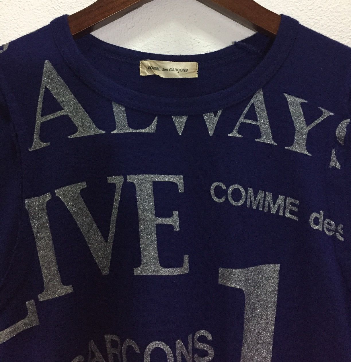 Comme des Garcons AD2003 Comme Des Garcons Conformity+Corruption AOP Wool Tee Size S / US 4 / IT 40 - 3 Thumbnail