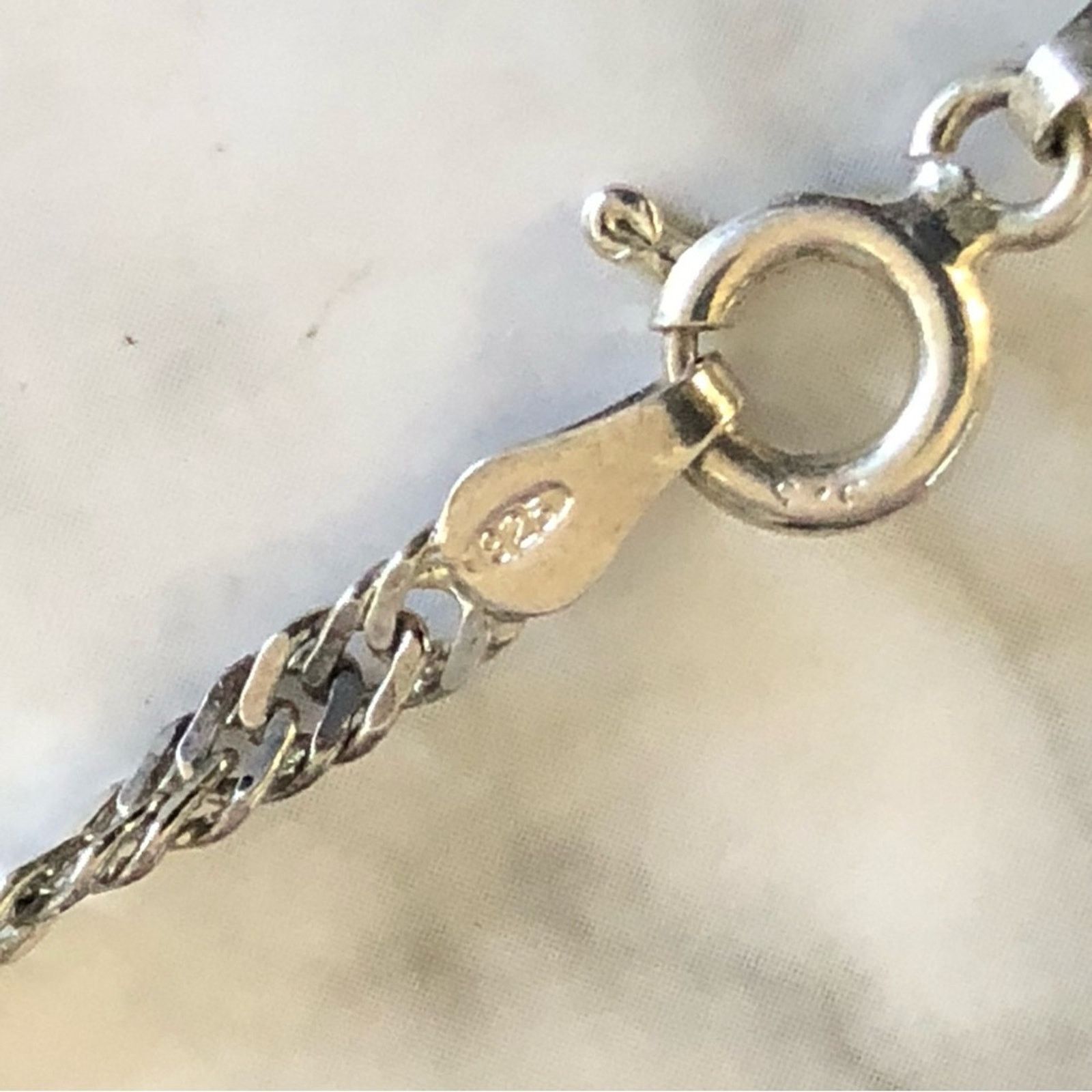 Vintage Vintage Italy 925 sterling silver Singapore chain necklace Size ONE SIZE - 11 Thumbnail