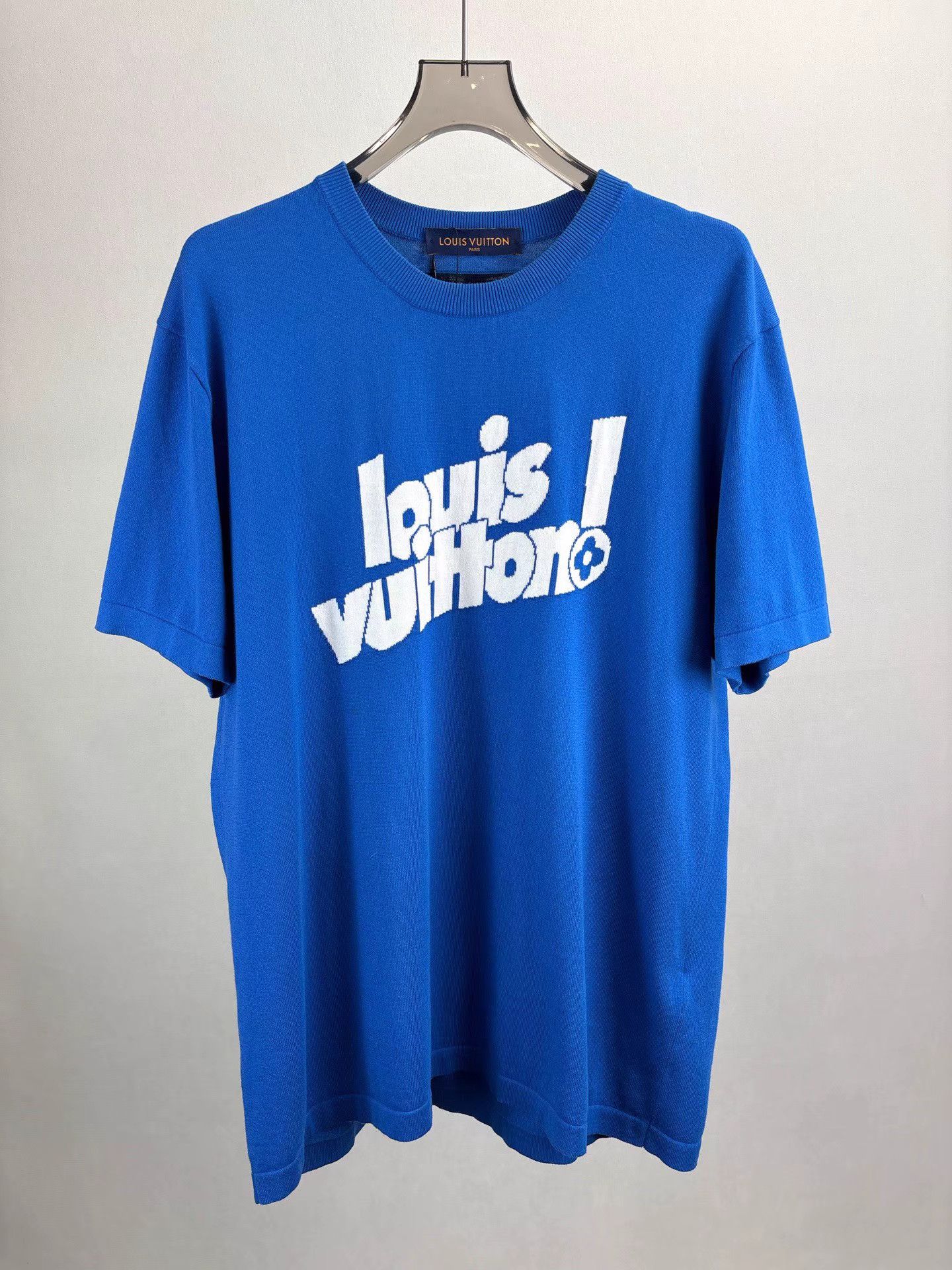 Louis Vuitton LOUIS VUITTON Blue Knit Capsule Short Sleeve K1 Size US XXL / EU 58 / 5 - 1 Thumbnail