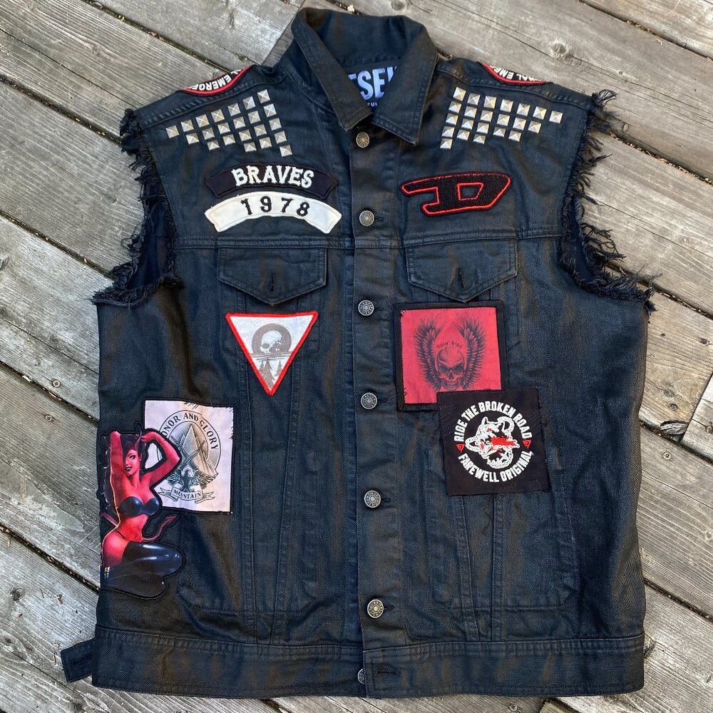 Diesel RARE Diesel X Days Gone PS4 Game Collab Leather Jacket Vest Size US S / EU 44-46 / 1 - 3 Thumbnail