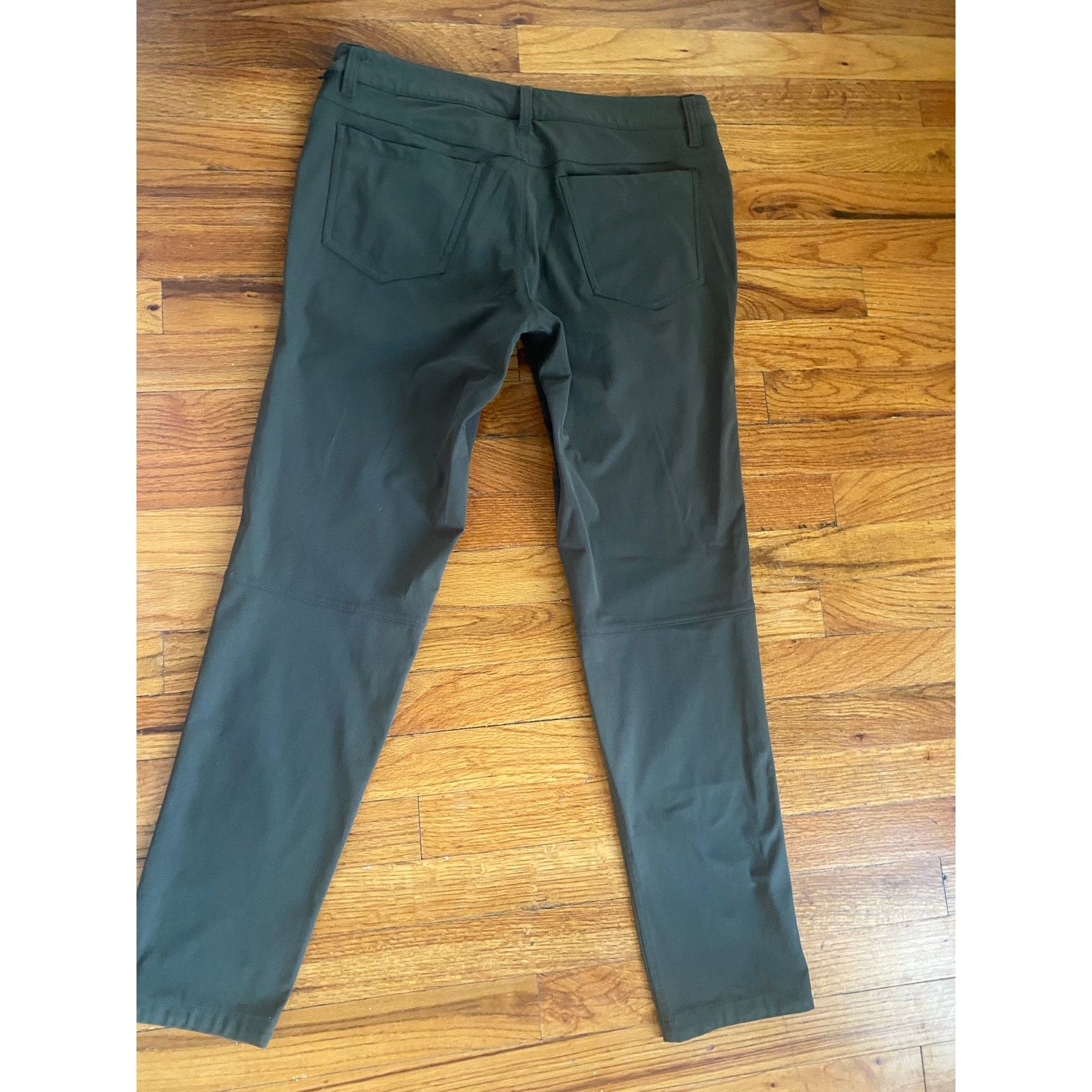 Lululemon Lululemon ABC Pant Warpstreme Skinny 5 Pocket Green 32 Size US 32 / EU 48 - 2 Thumbnail