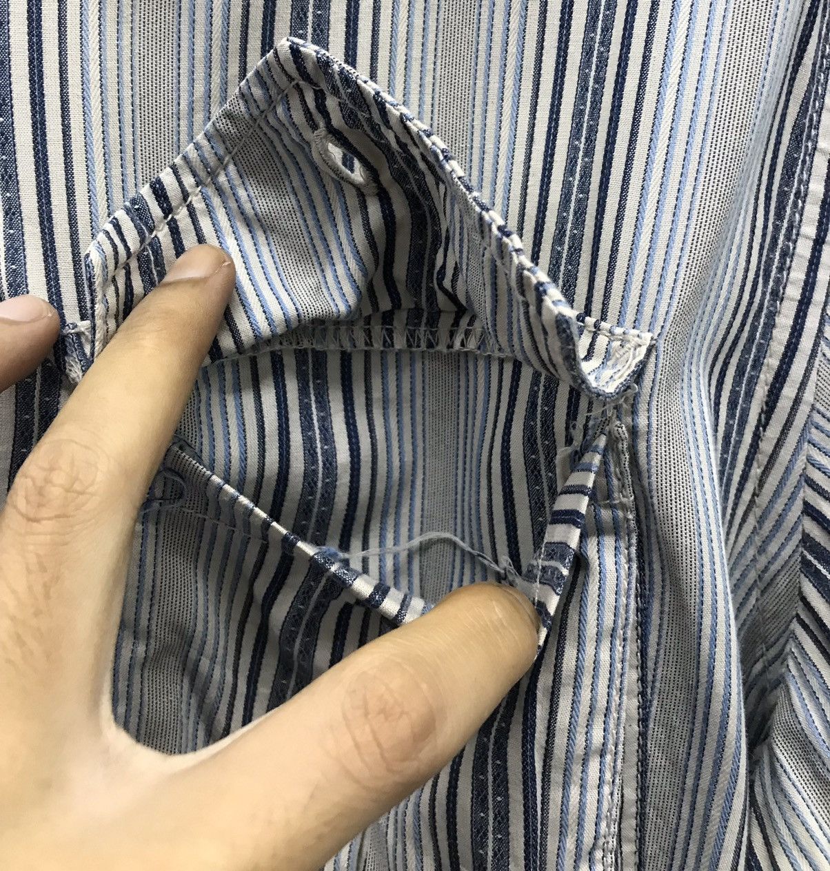 Kansai Yamamoto × Vintage Vintage Kansai Jeans Long Sleeve Shirt Button Up Size US L / EU 52-54 / 3 - 6 Thumbnail