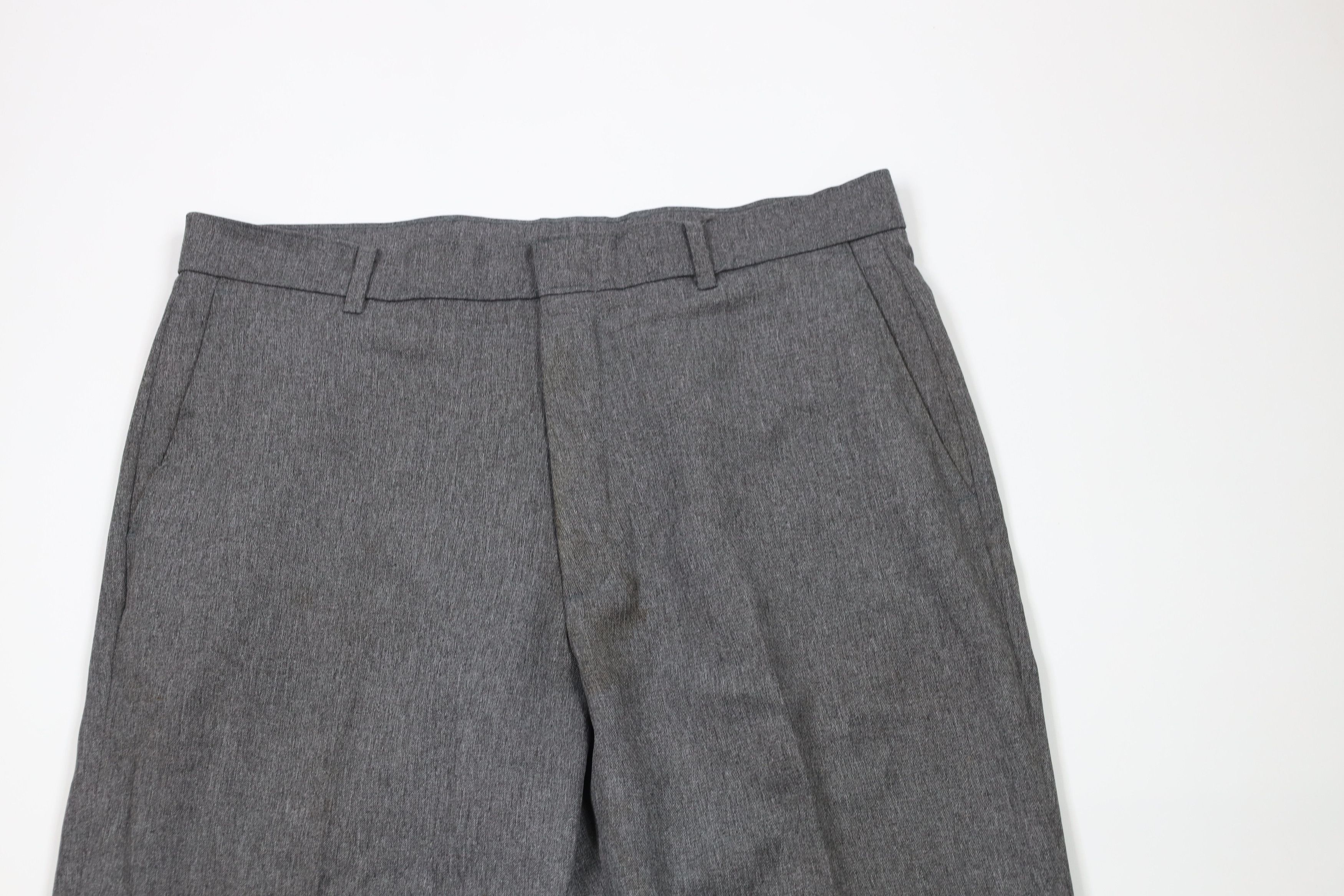 Levi's × Vintage Vintage Y2K 2004 Levis Knit Wide Leg Chino Pants Gray Size US 36 / EU 52 - 2 Thumbnail
