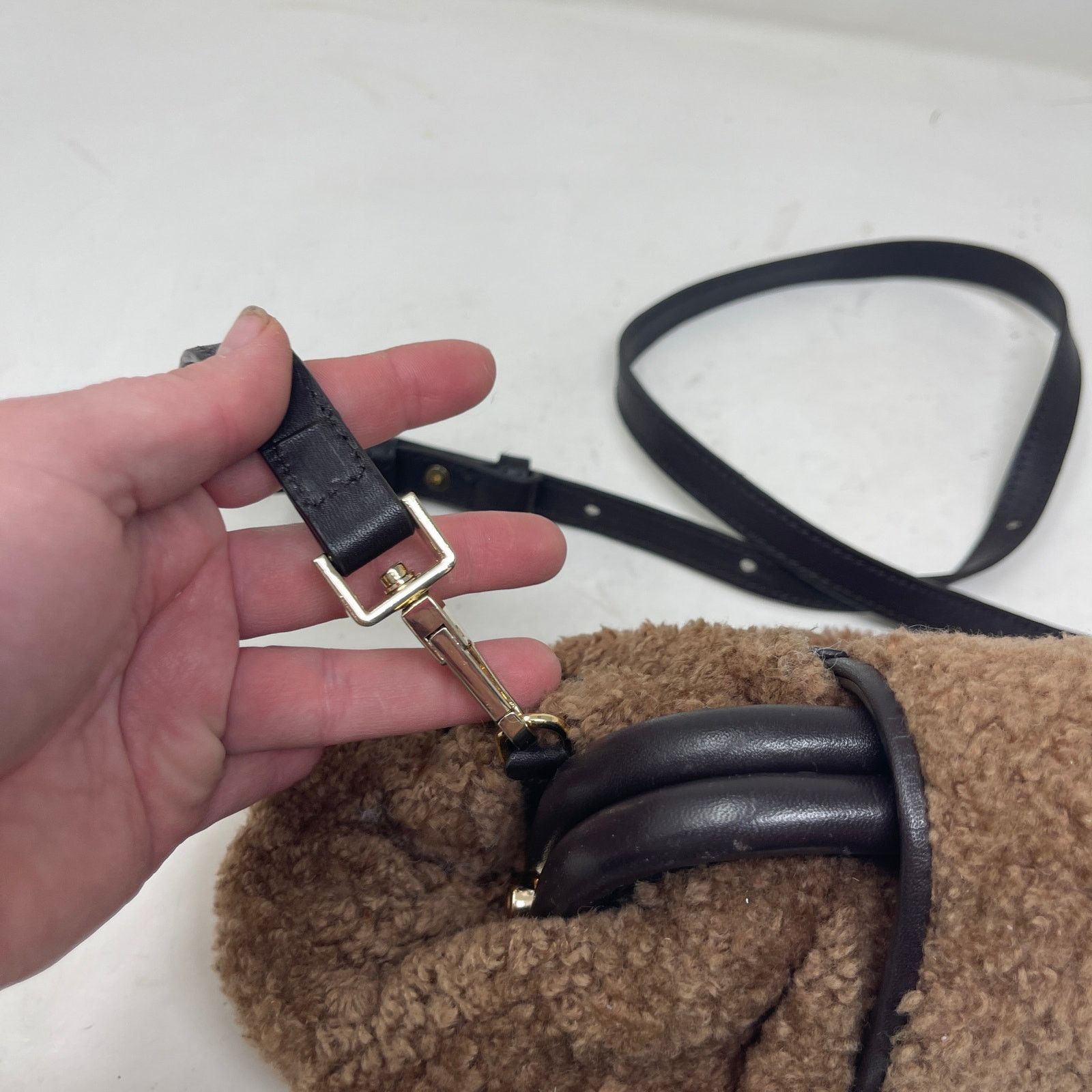 Other Nahall MINI TEDDY SHEEPSKIN in Chocolate Brown Size ONE SIZE - 9 Thumbnail